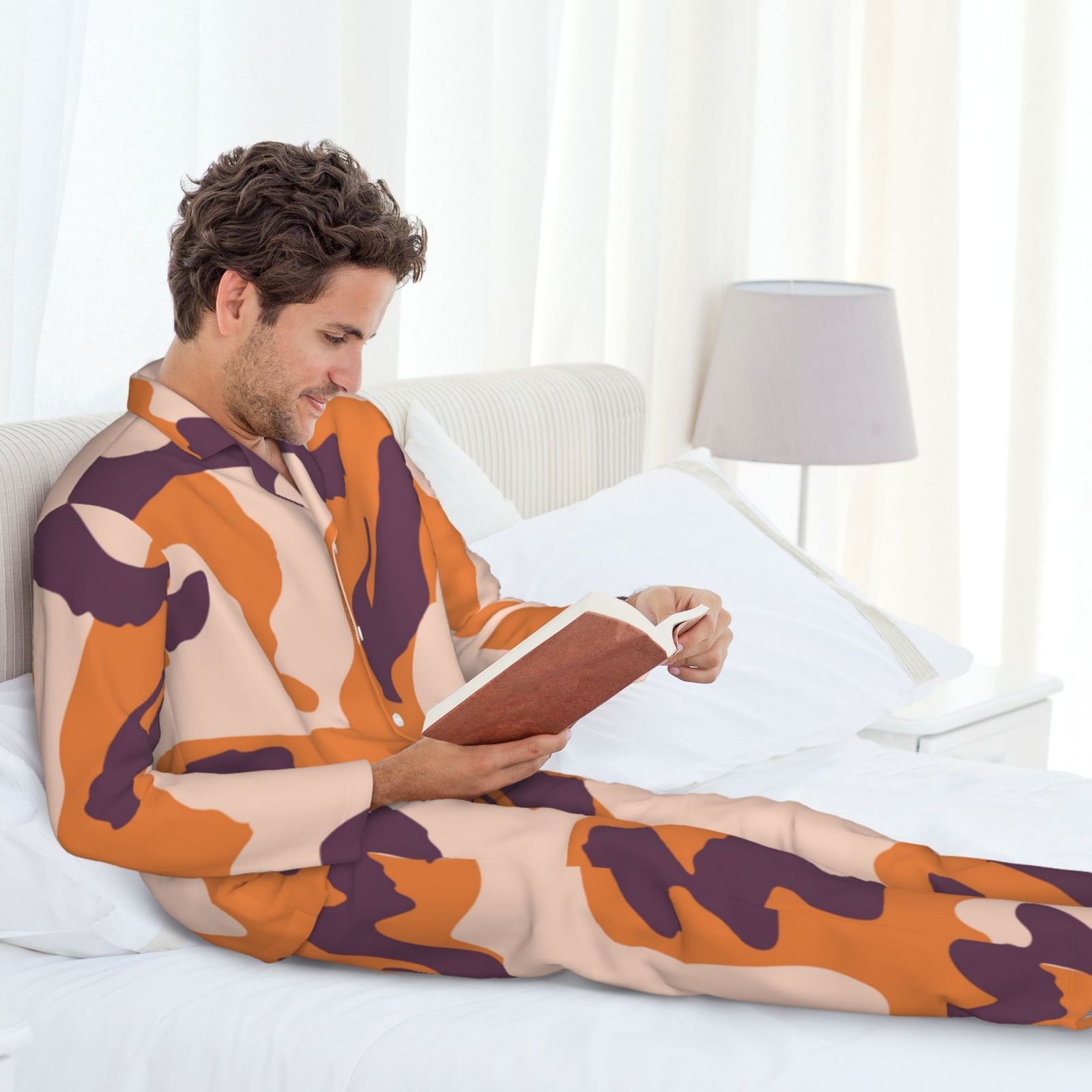 Men's Long-Sleeved Pajama Set