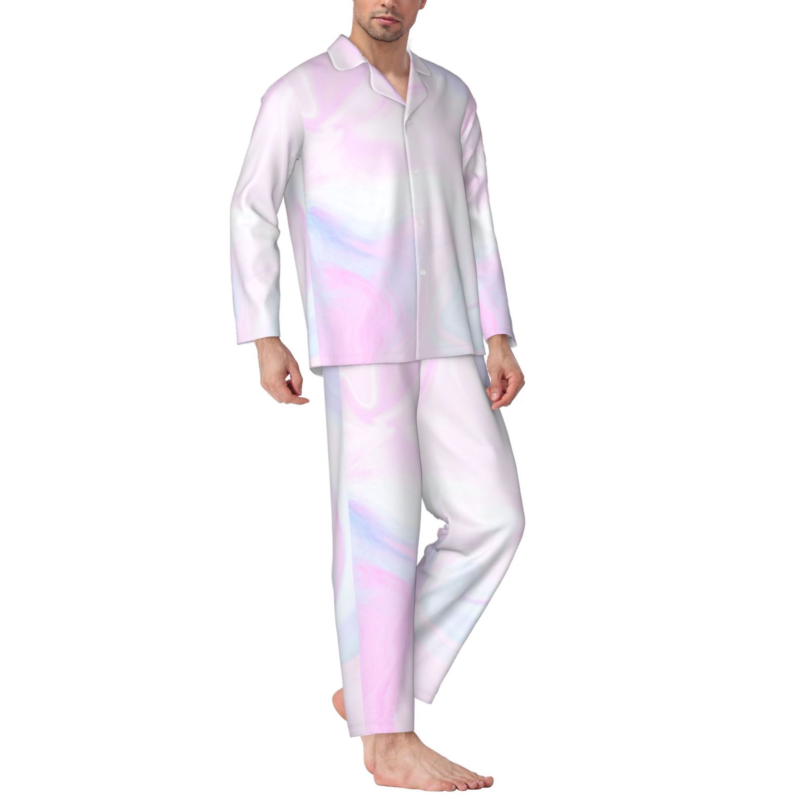 Men's Long-Sleeved Pajama Set