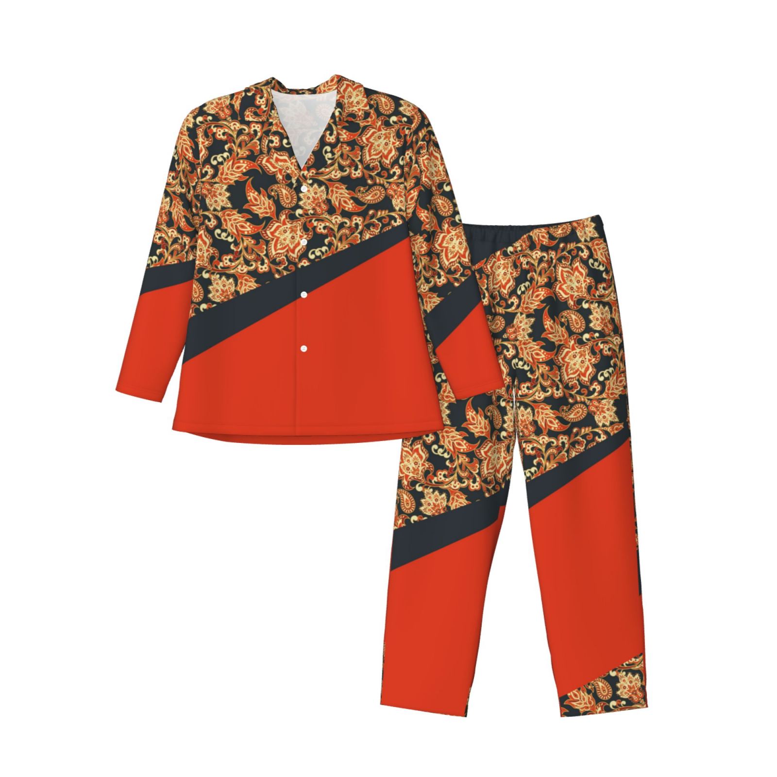 Men's Long-Sleeved Pajama Set