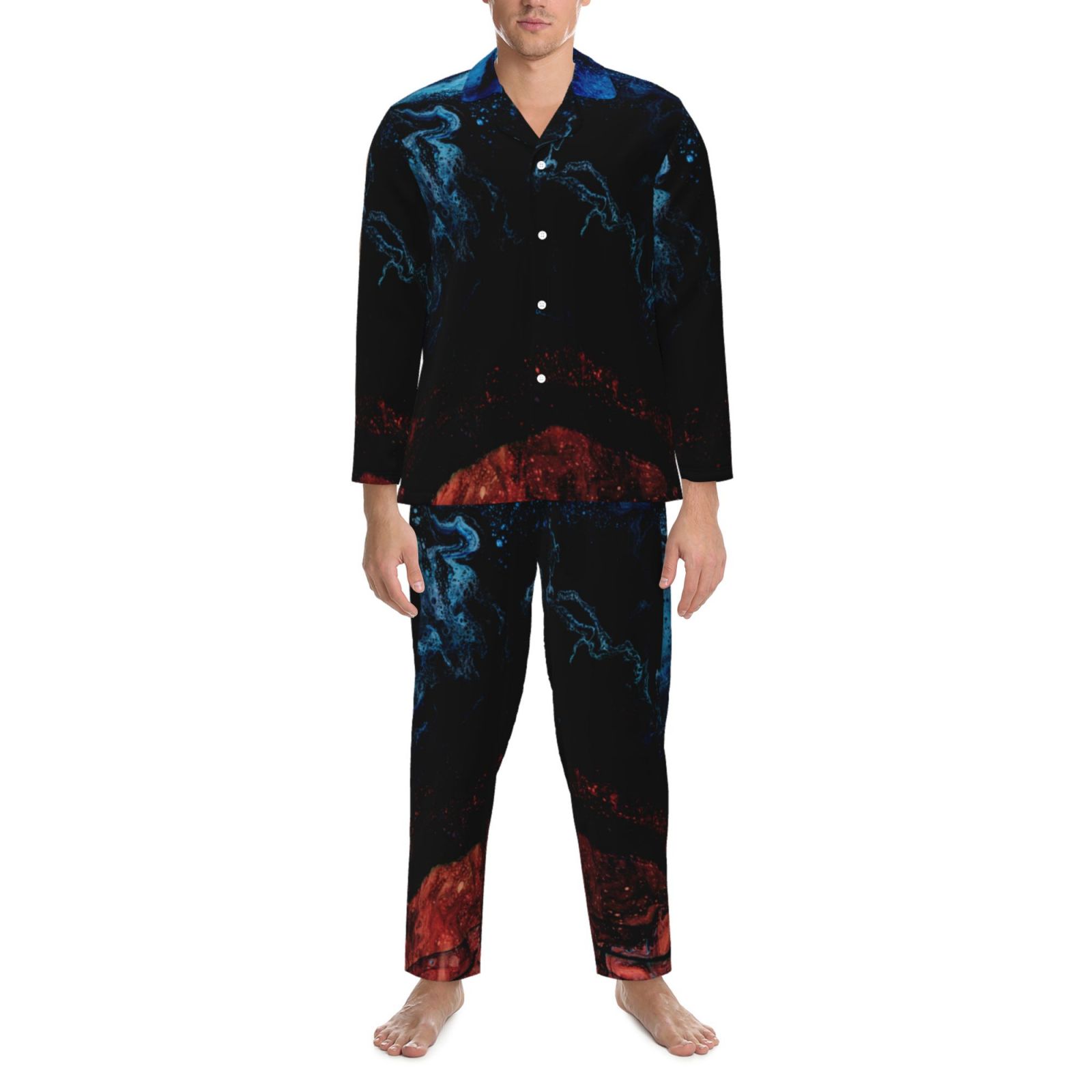 Men's Long-Sleeved Pajama Set