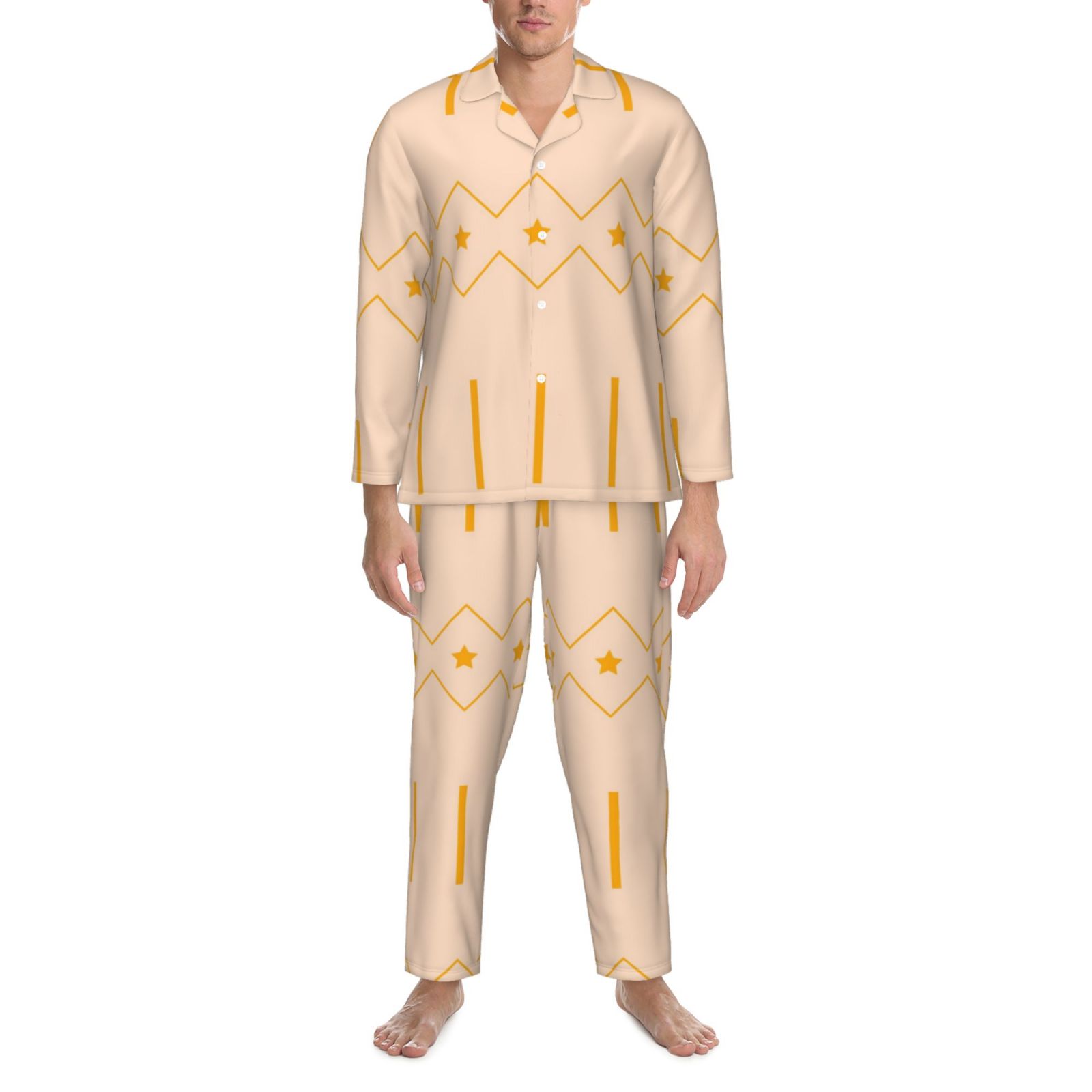 Men's Long-Sleeved Pajama Set