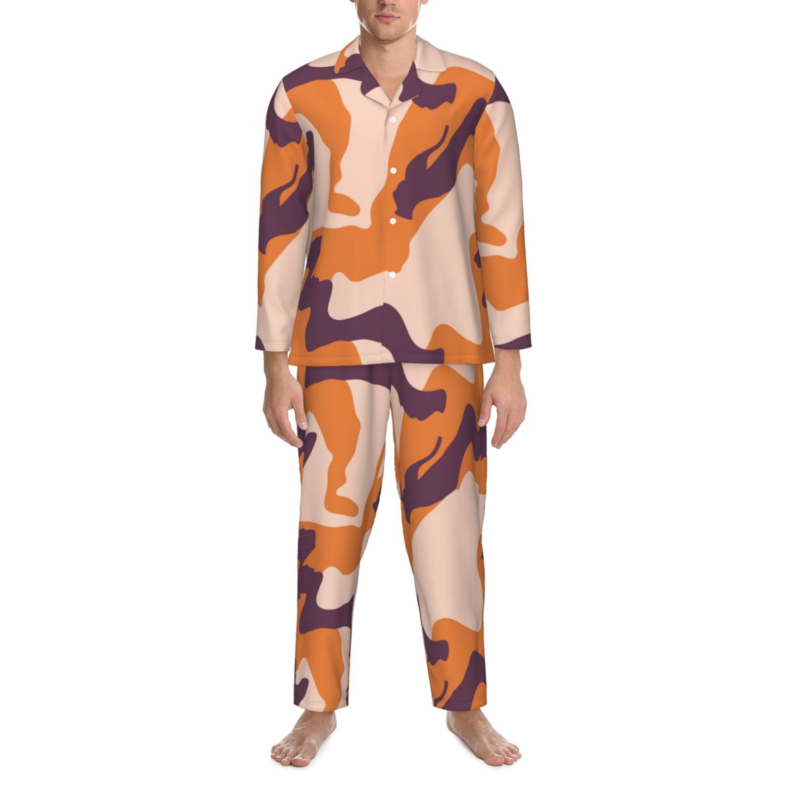 Men's Long-Sleeved Pajama Set