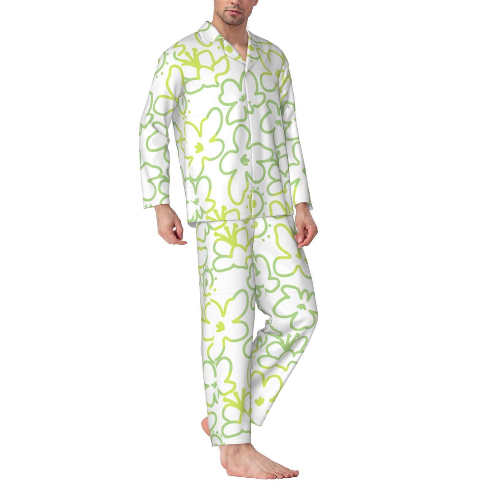 Men's Long-Sleeved Pajama Set