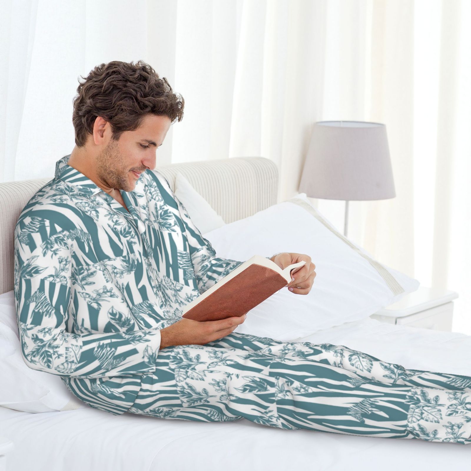 Men's Long-Sleeved Pajama Set