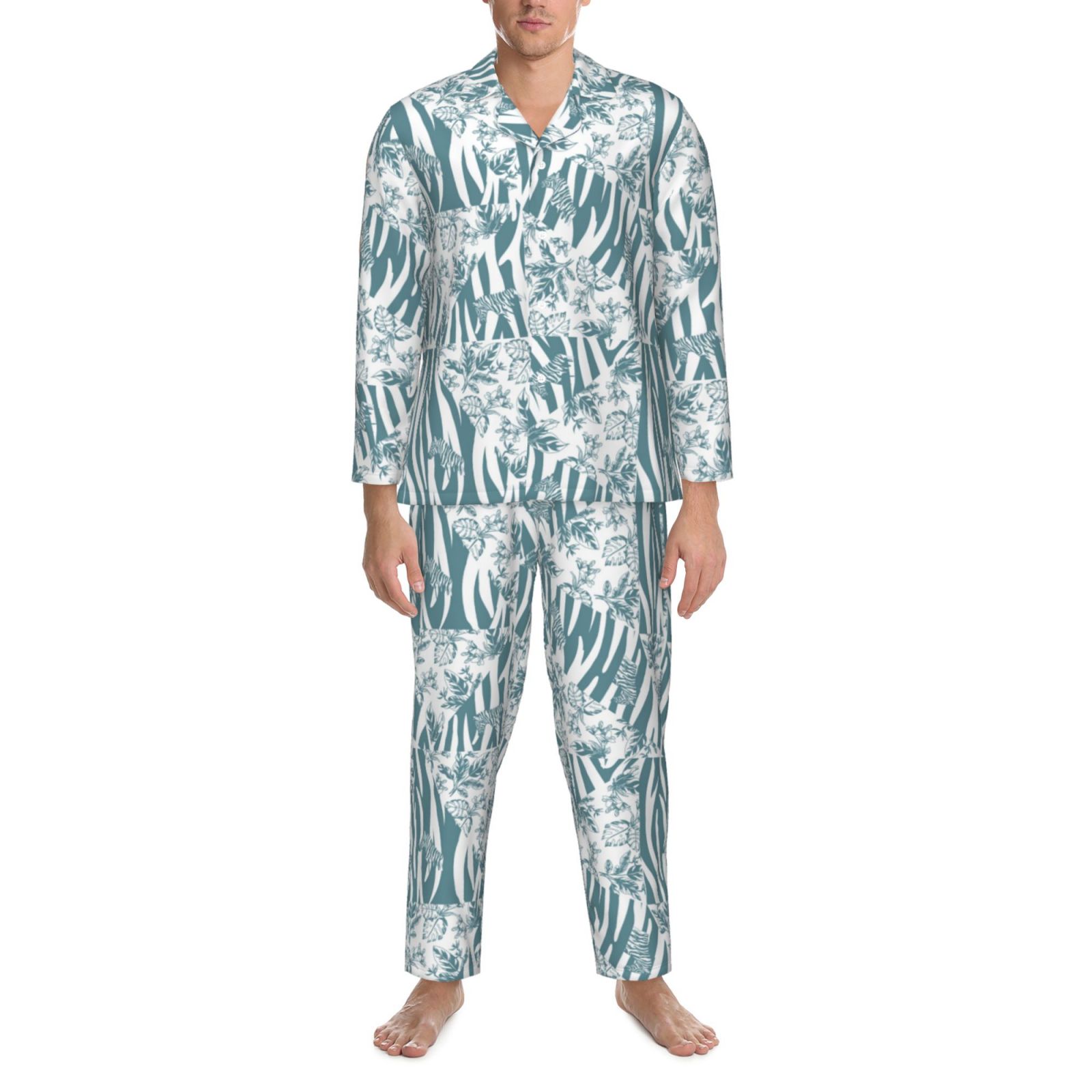 Men's Long-Sleeved Pajama Set