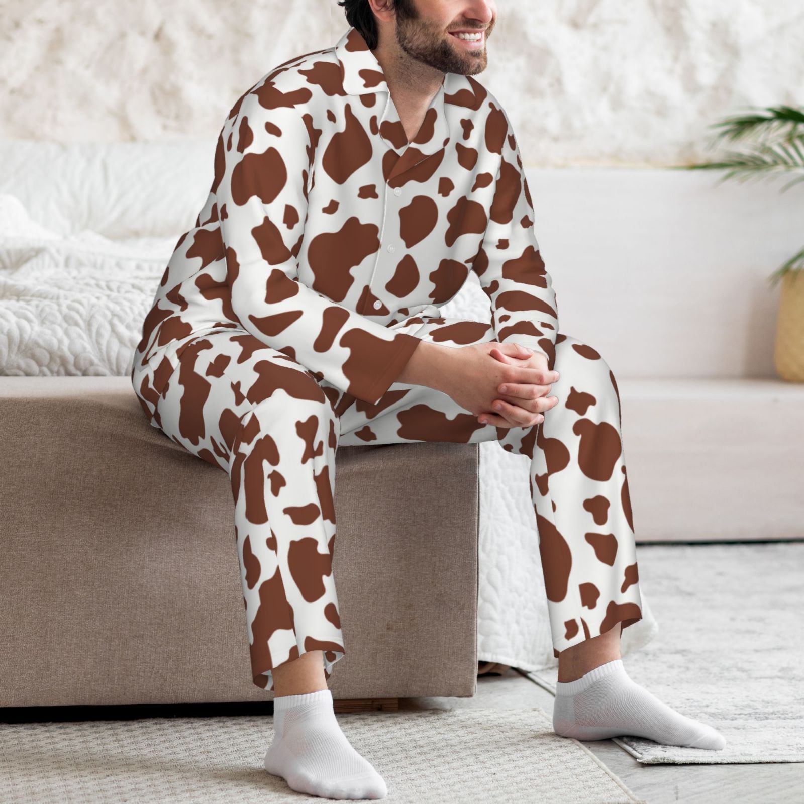 Men's Long-Sleeved Pajama Set