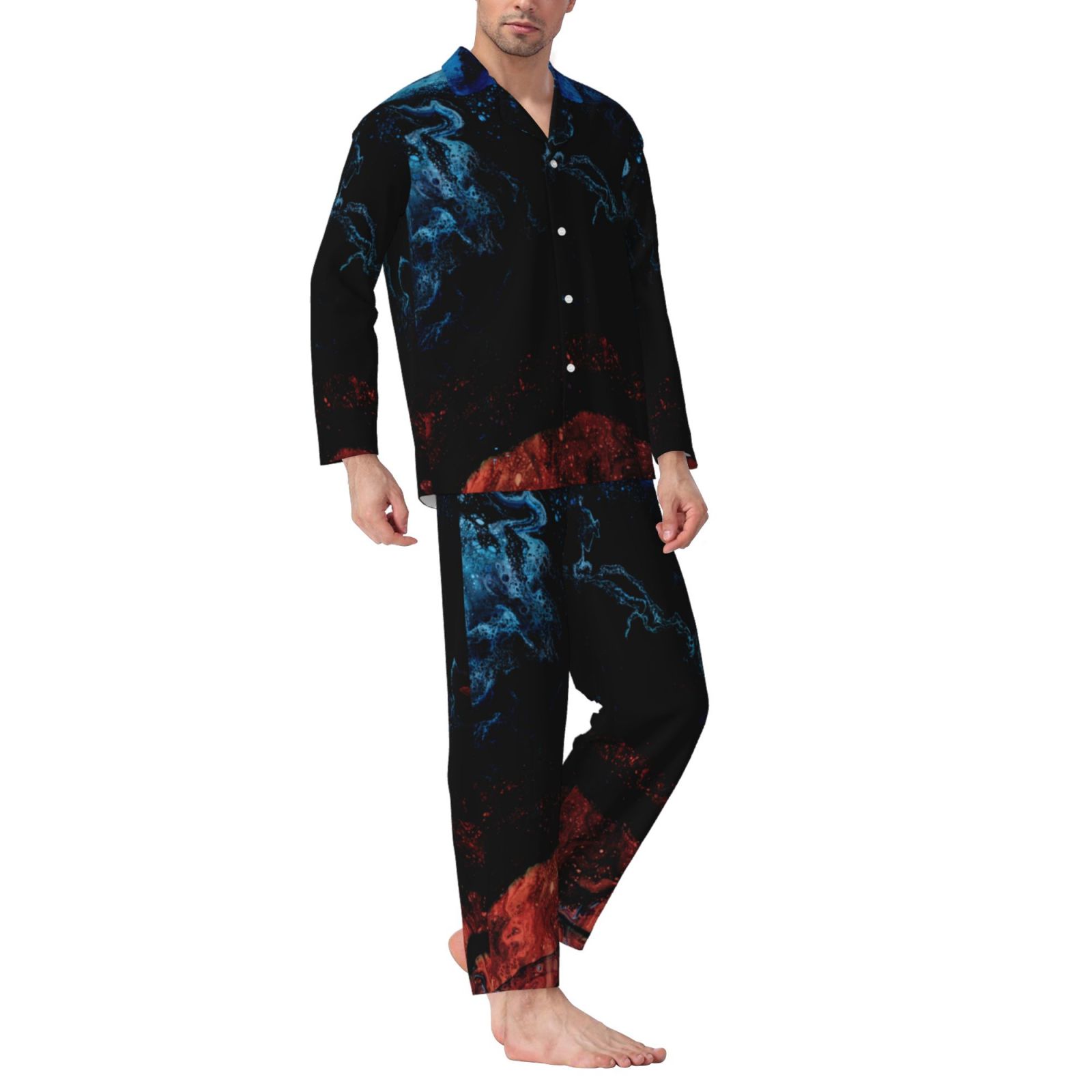 Men's Long-Sleeved Pajama Set