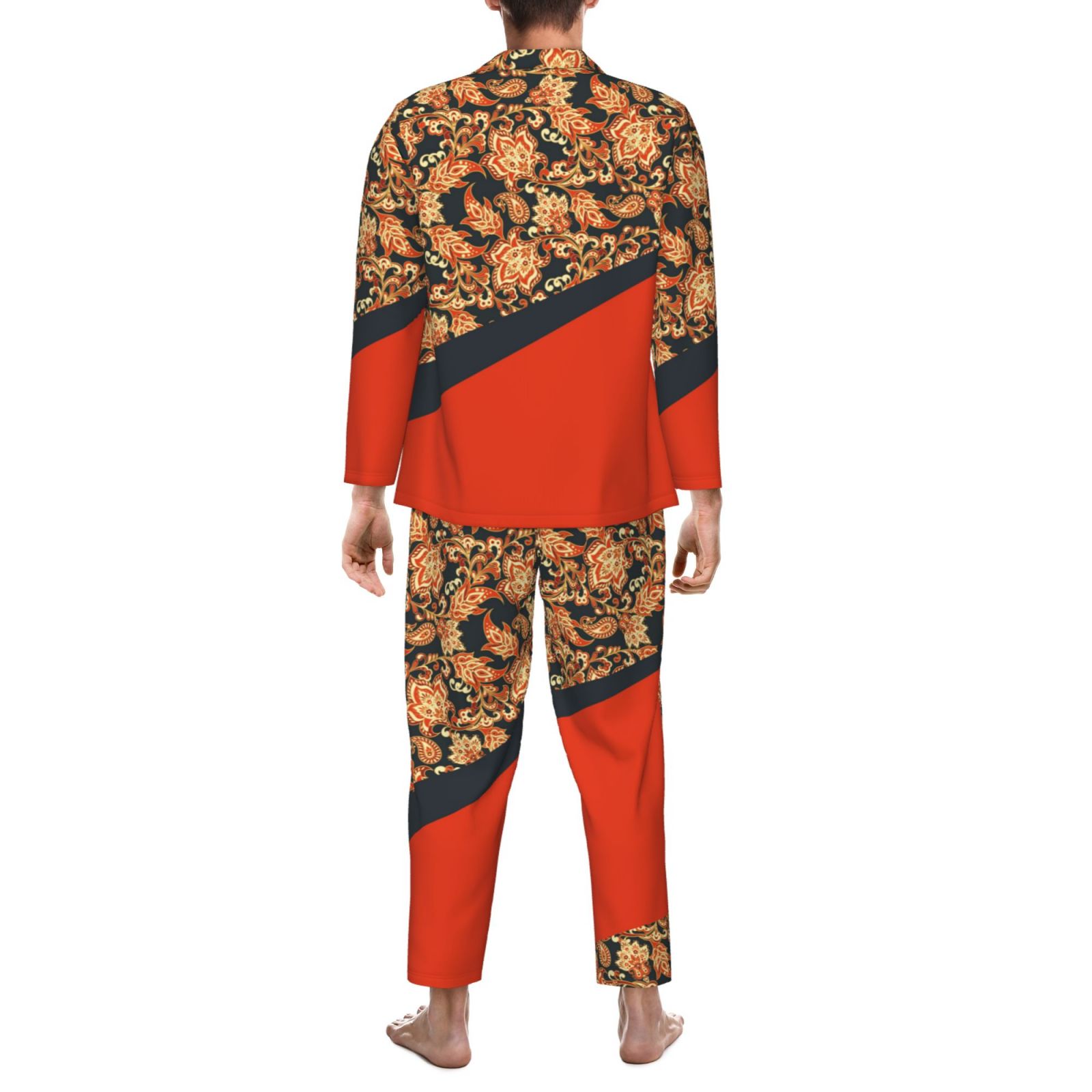 Men's Long-Sleeved Pajama Set