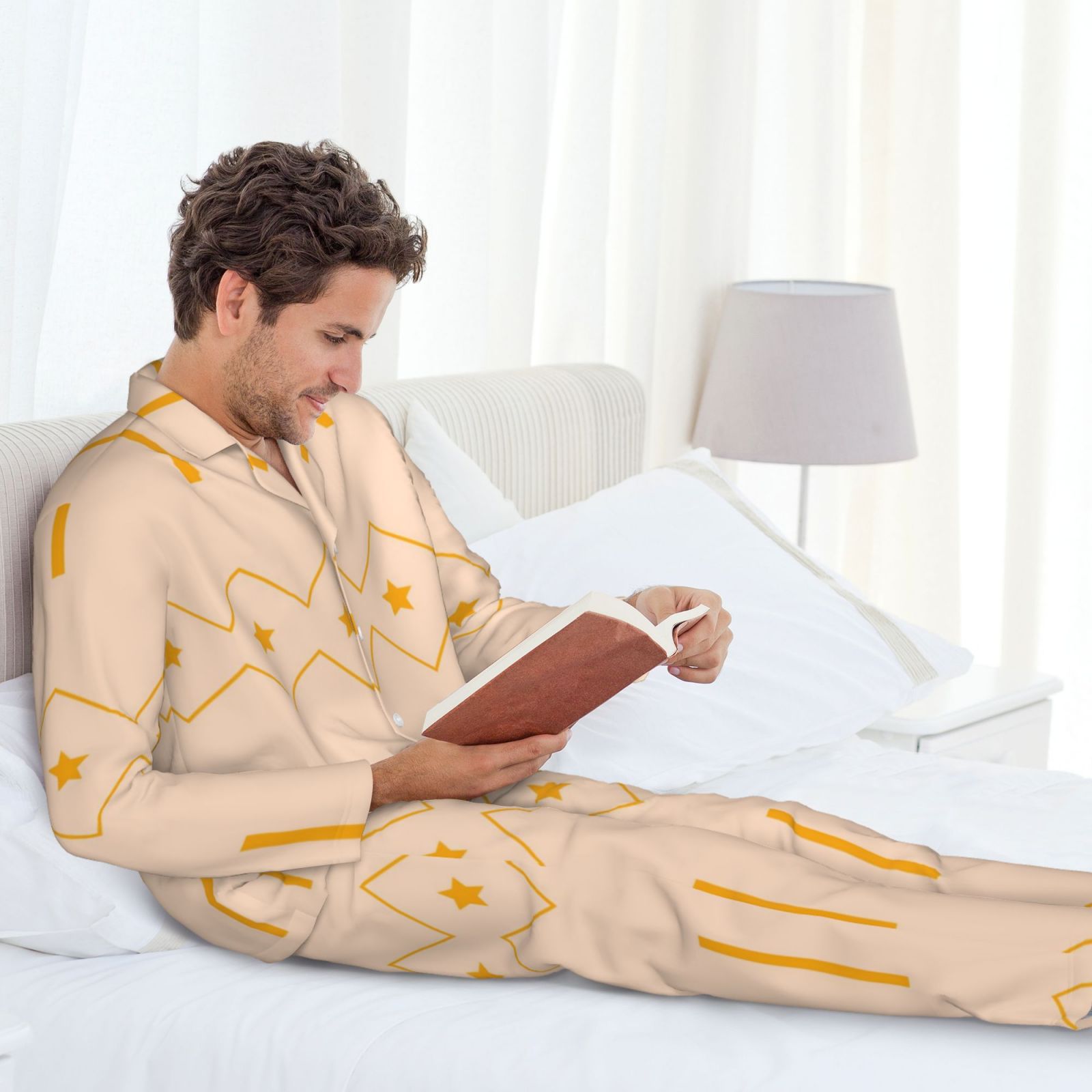 Men's Long-Sleeved Pajama Set