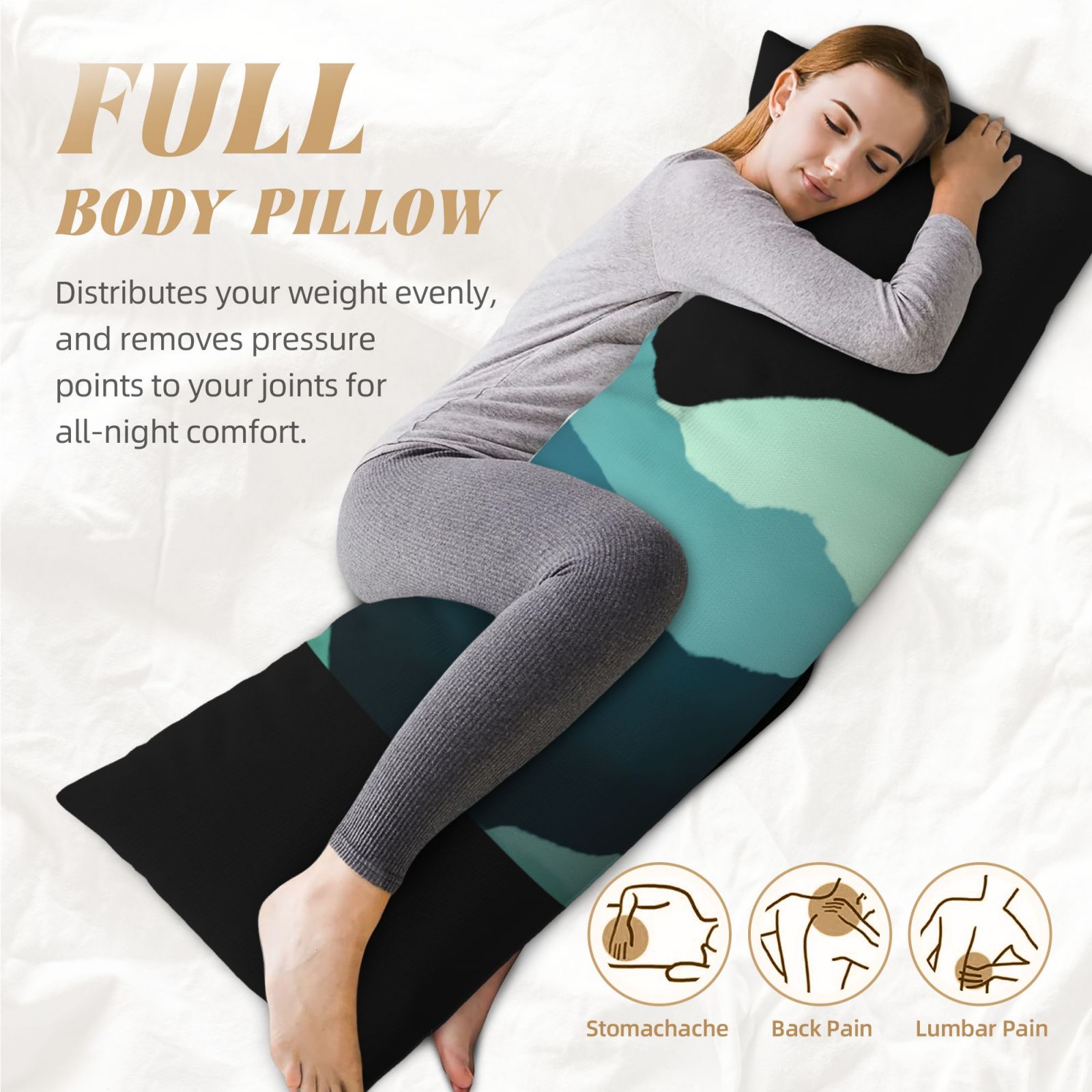 Long Body Pillowcase 20x60in