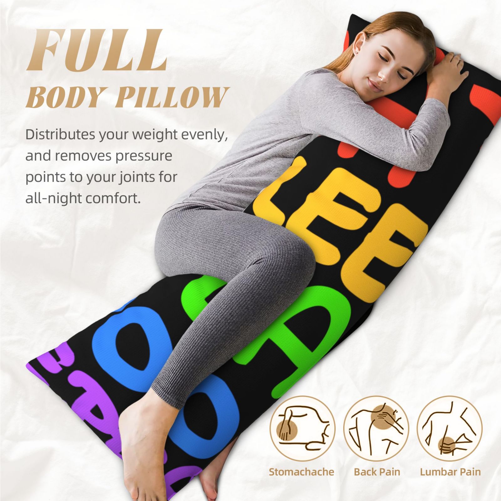 Long Body Pillowcase 20x60in