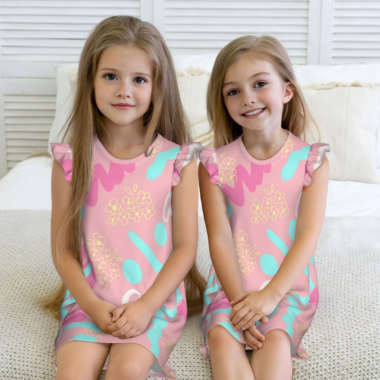 Girls Nightgowns Pajamas Dress