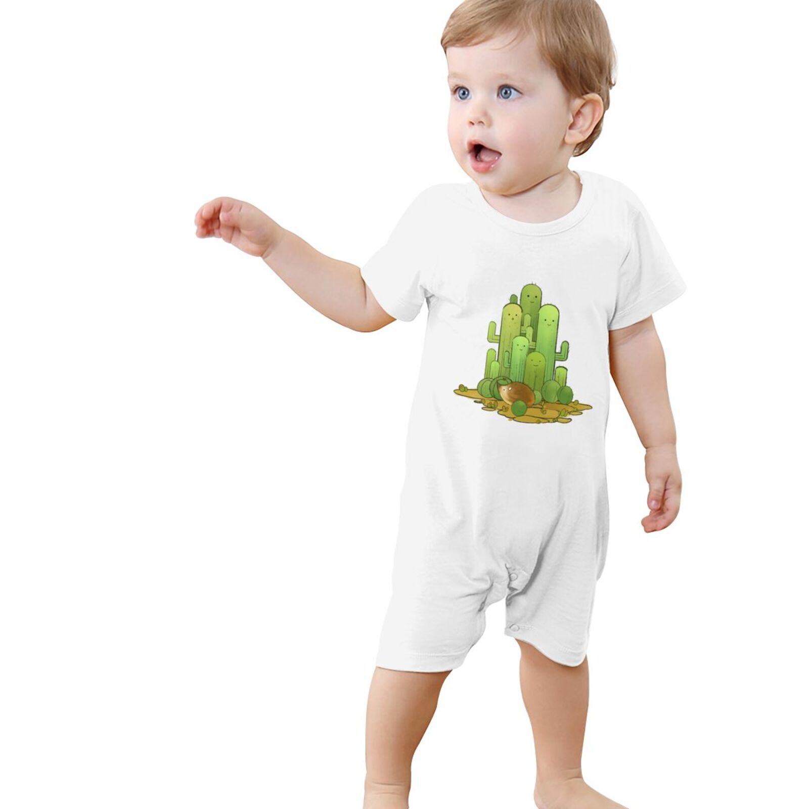 Baby Short Sleeve Jumpsuit