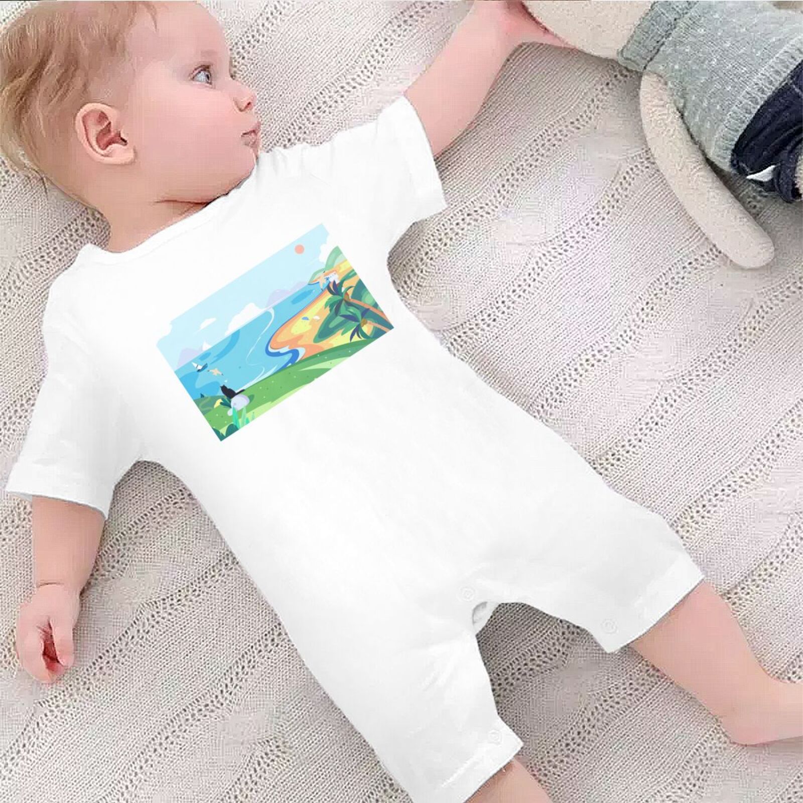 Baby Short Sleeve Jumpsuit