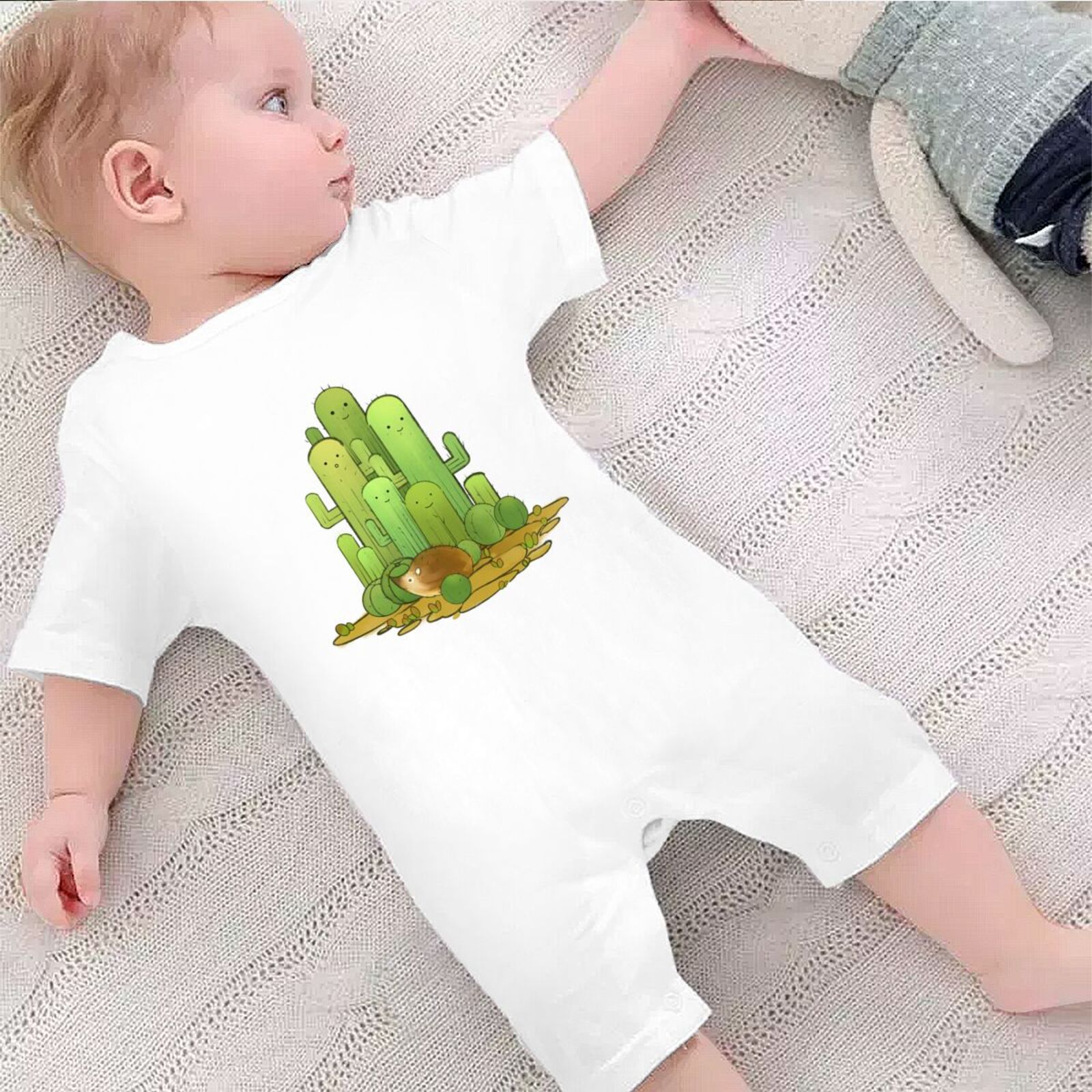 Baby Short Sleeve Jumpsuit