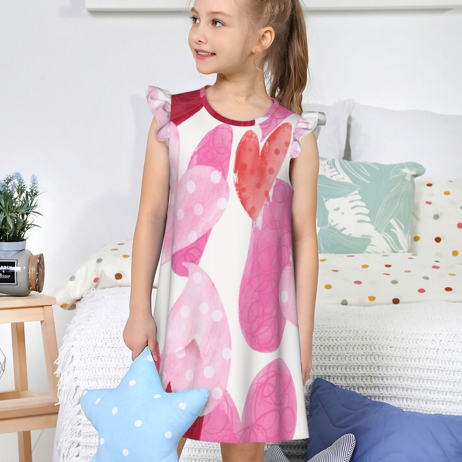 Girls Nightgowns Pajamas Dress