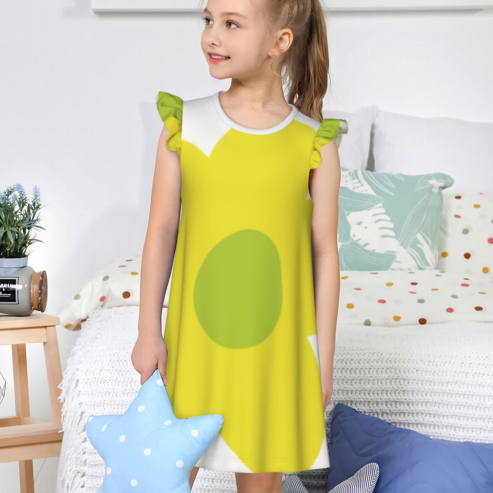 Girls Nightgowns Pajamas Dress