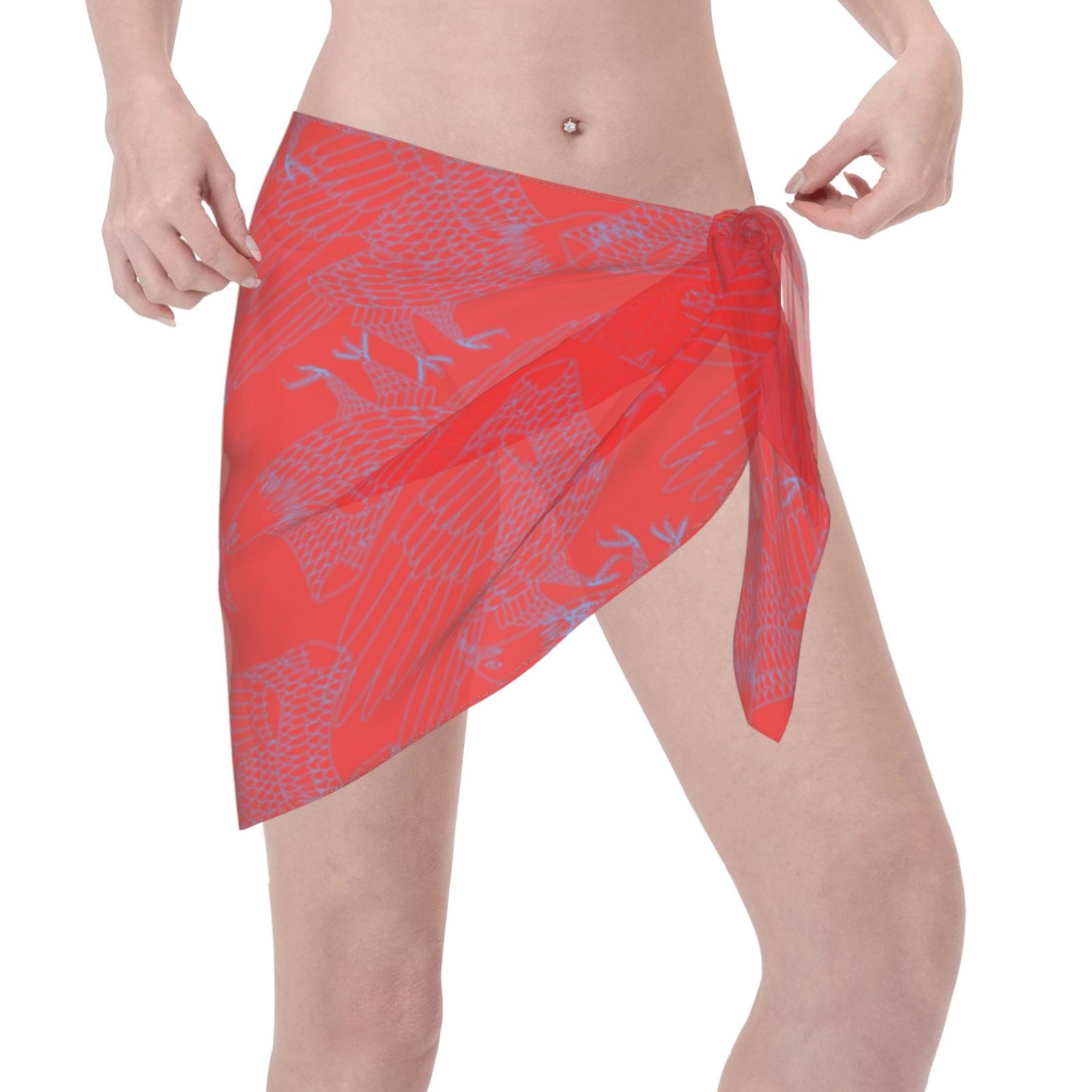 Women Short Sarongs Beach Wrap