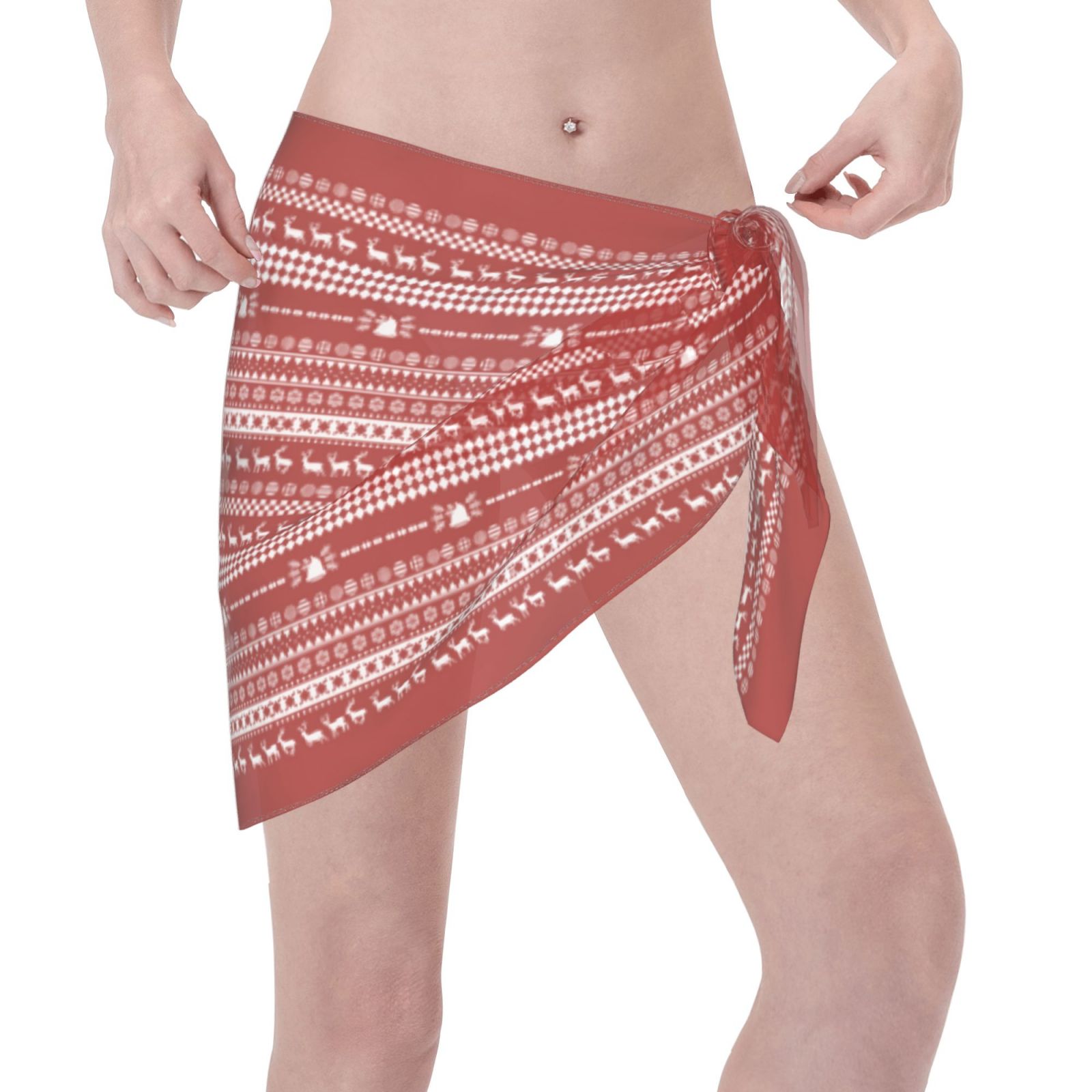 Women Short Sarongs Beach Wrap