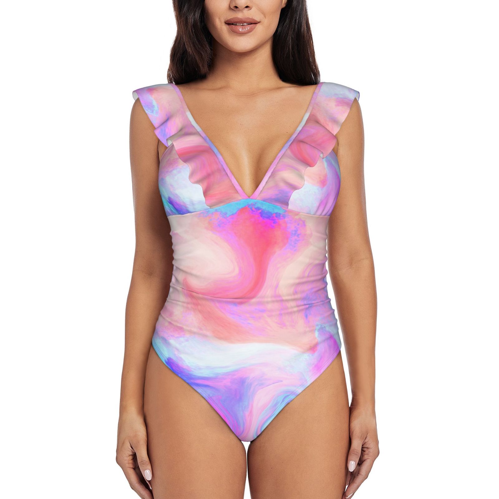 Women's Ruffle One Piece Swimsuit