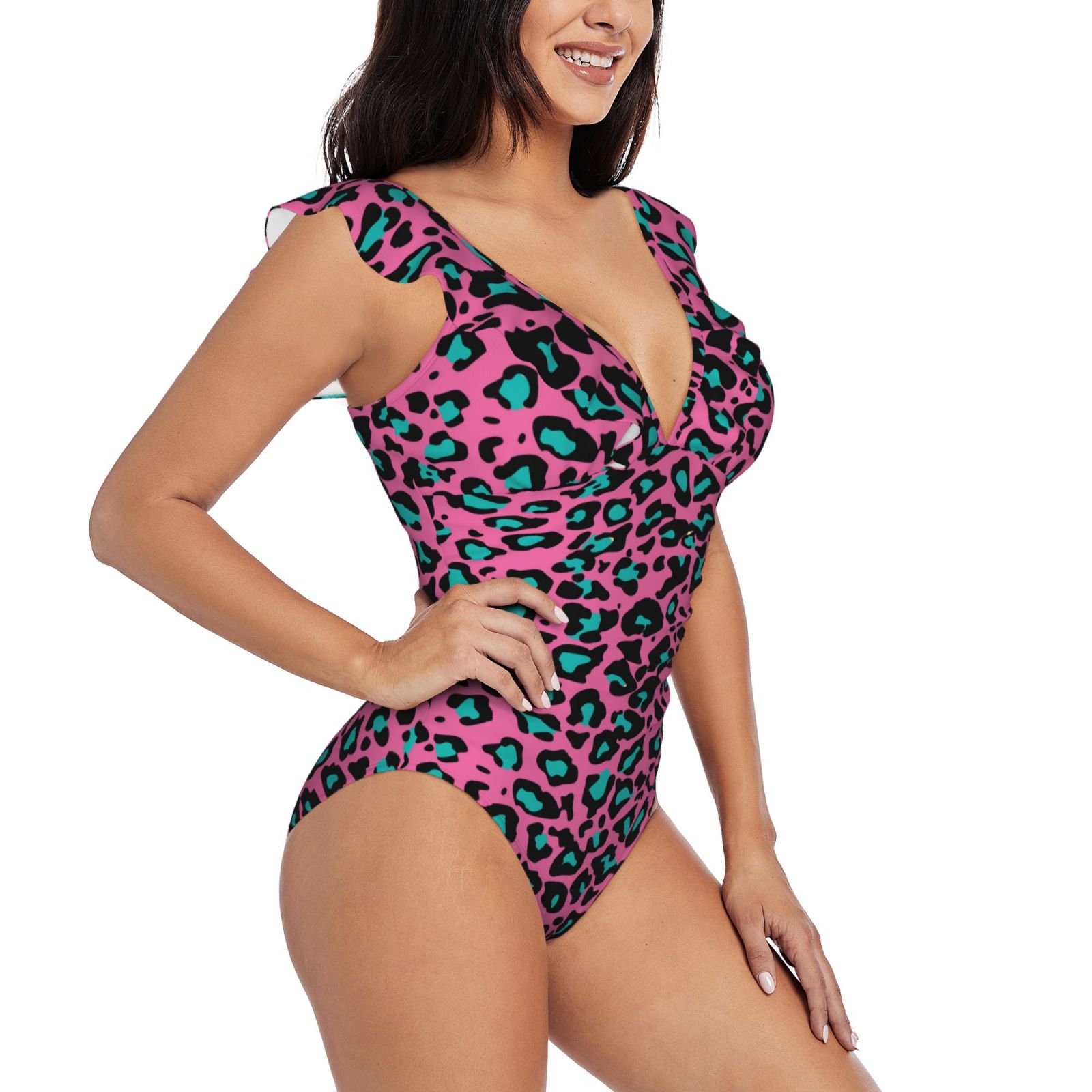 Women's Ruffle One Piece Swimsuit