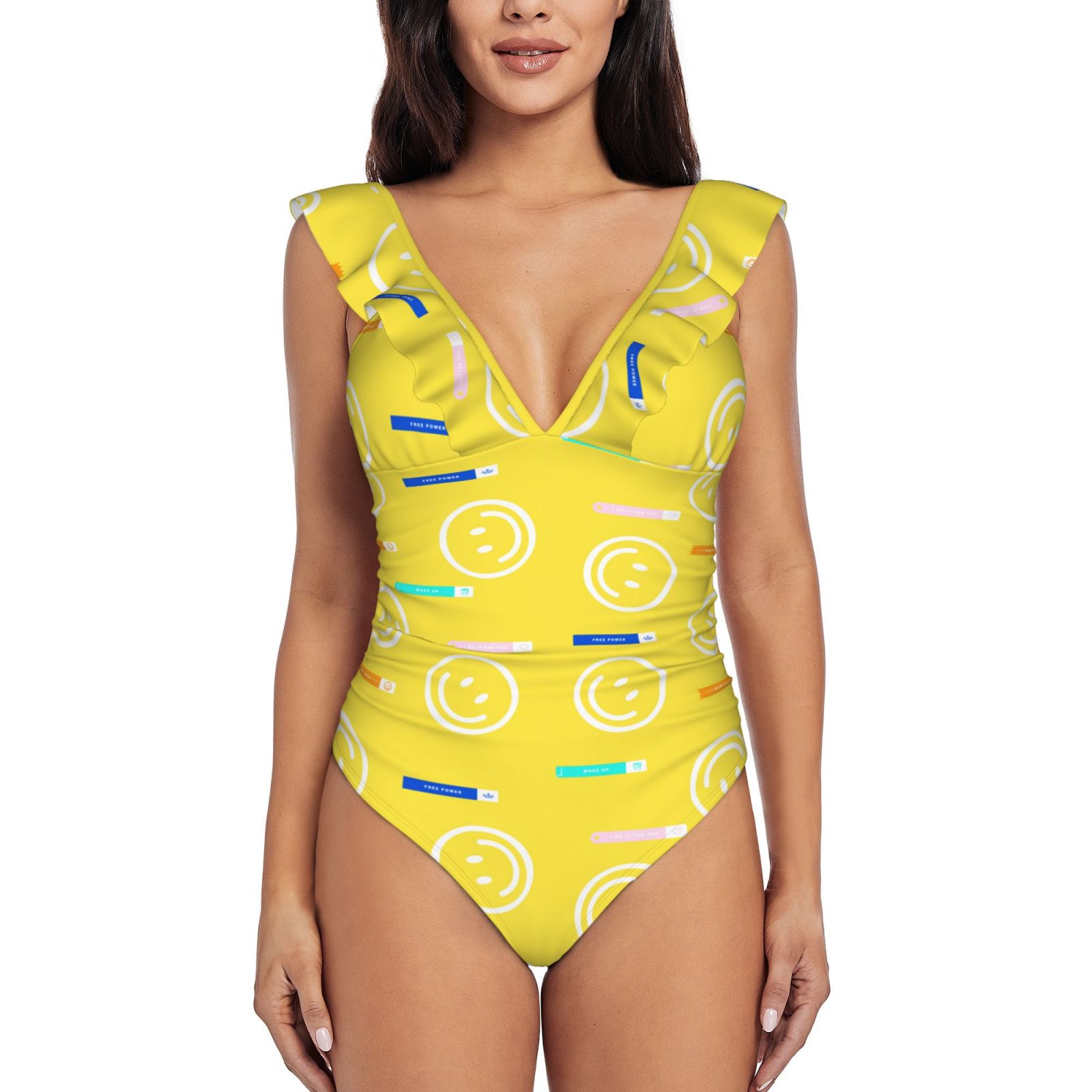 Women's Ruffle One Piece Swimsuit