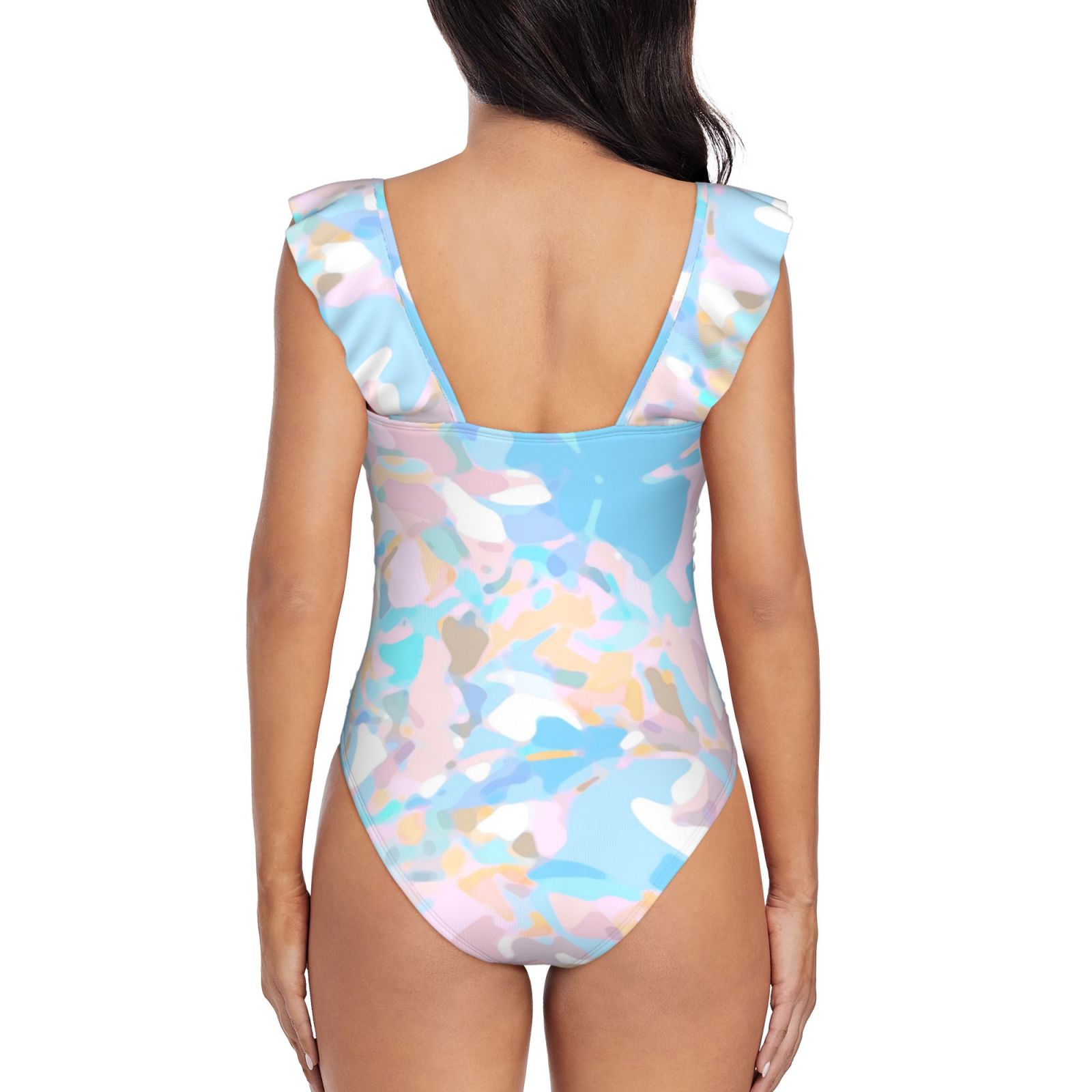 Women's Ruffle One Piece Swimsuit