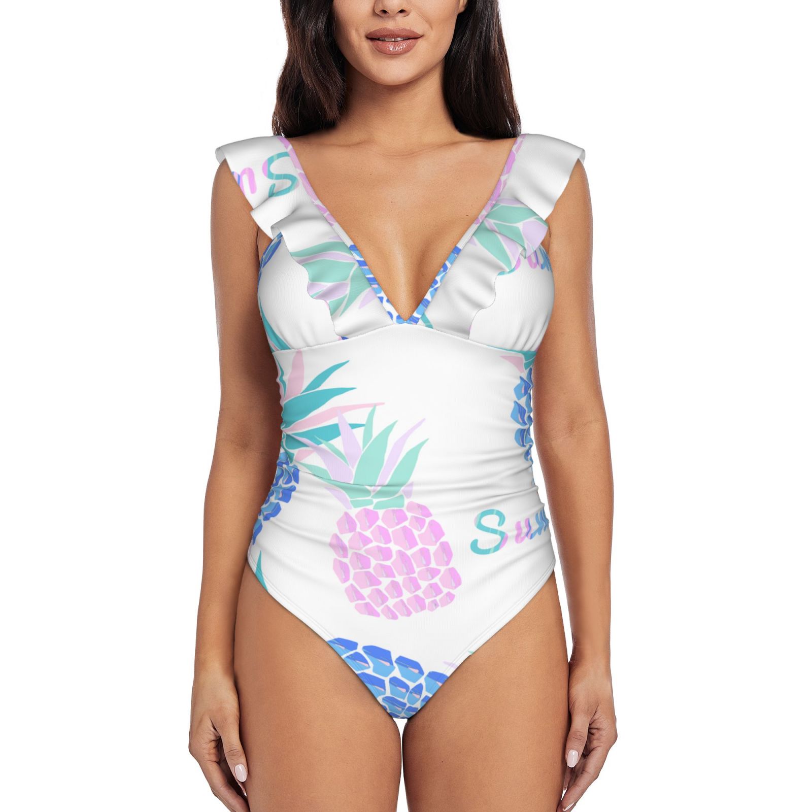 Women's Ruffle One Piece Swimsuit