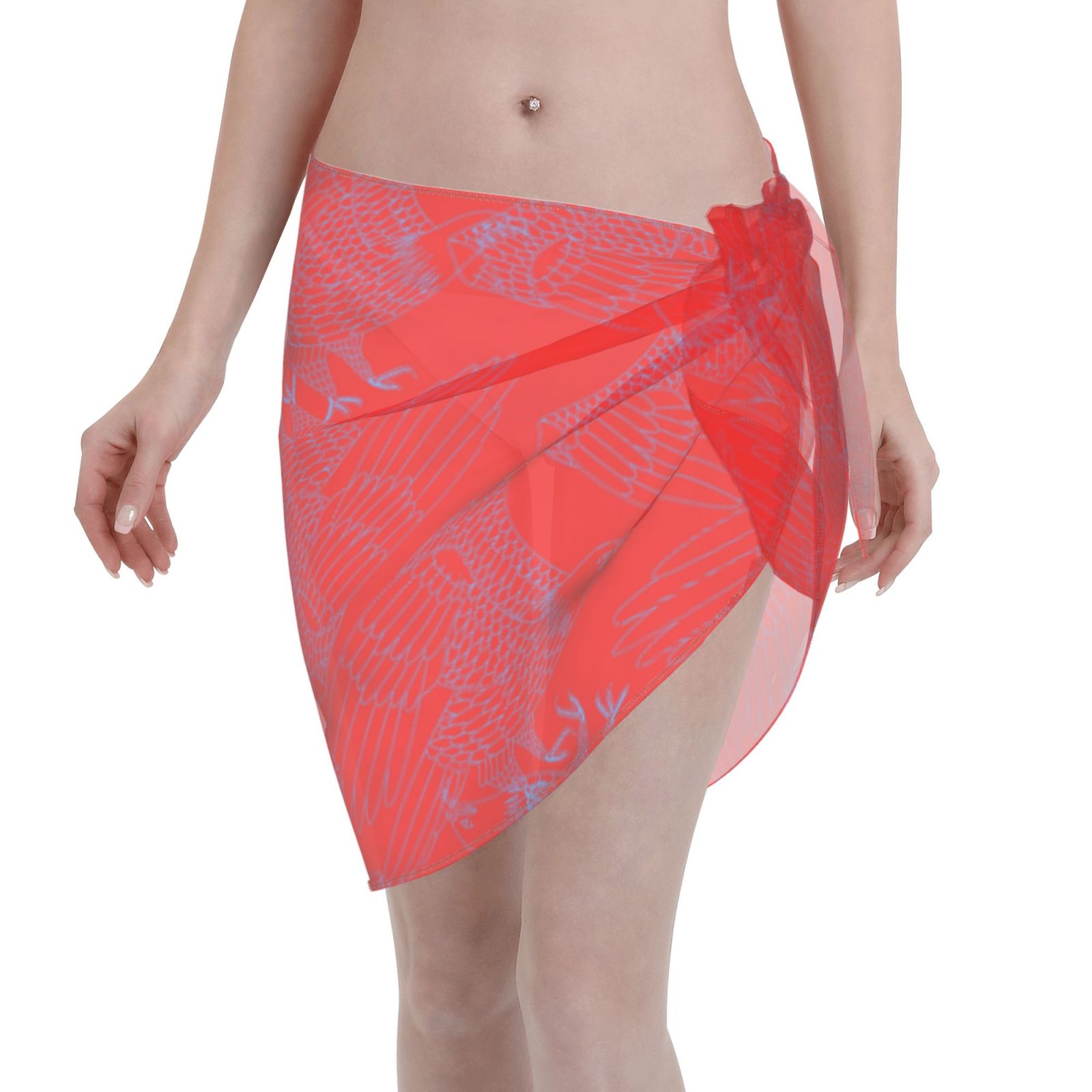 Women Short Sarongs Beach Wrap