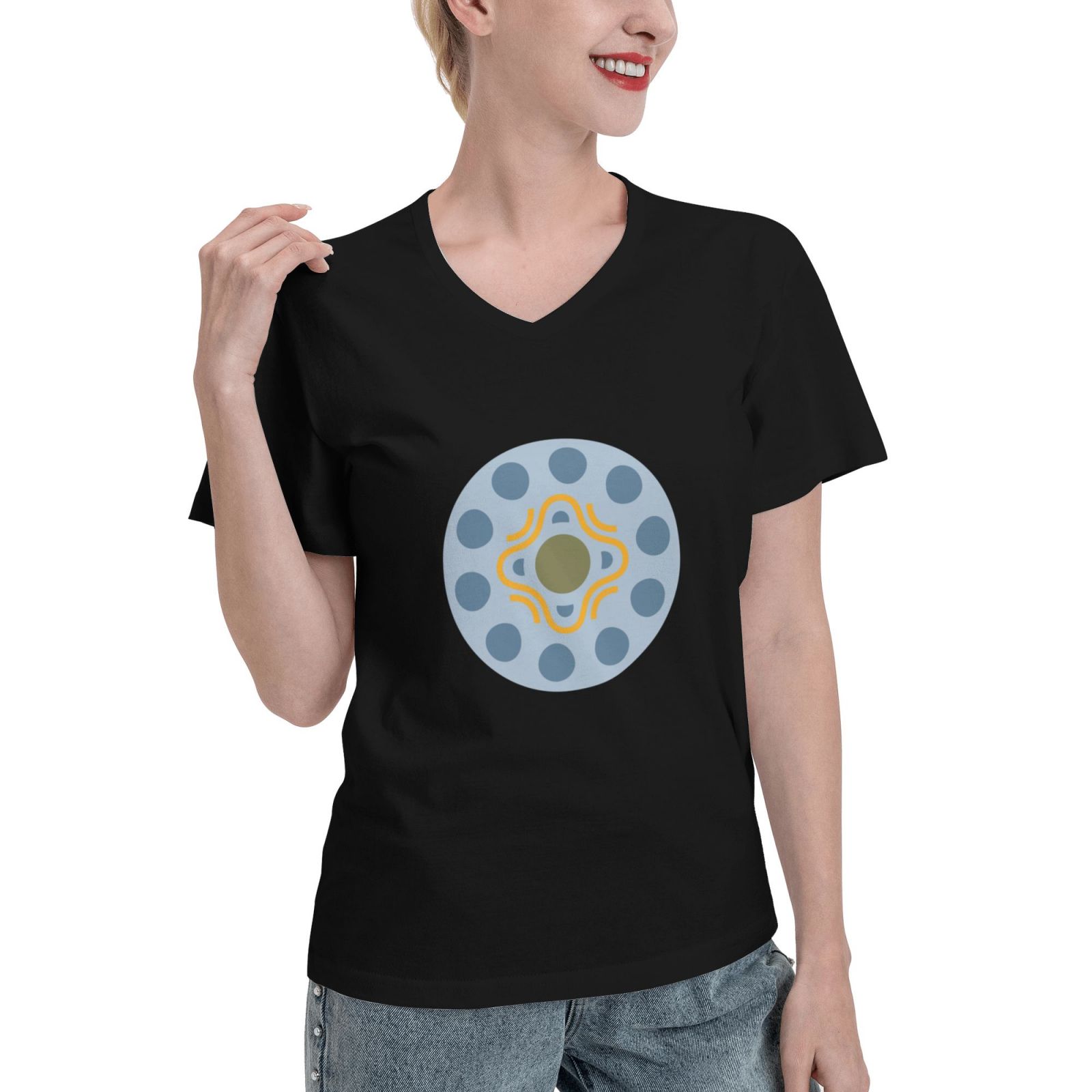 Women's V Neck T Shirts