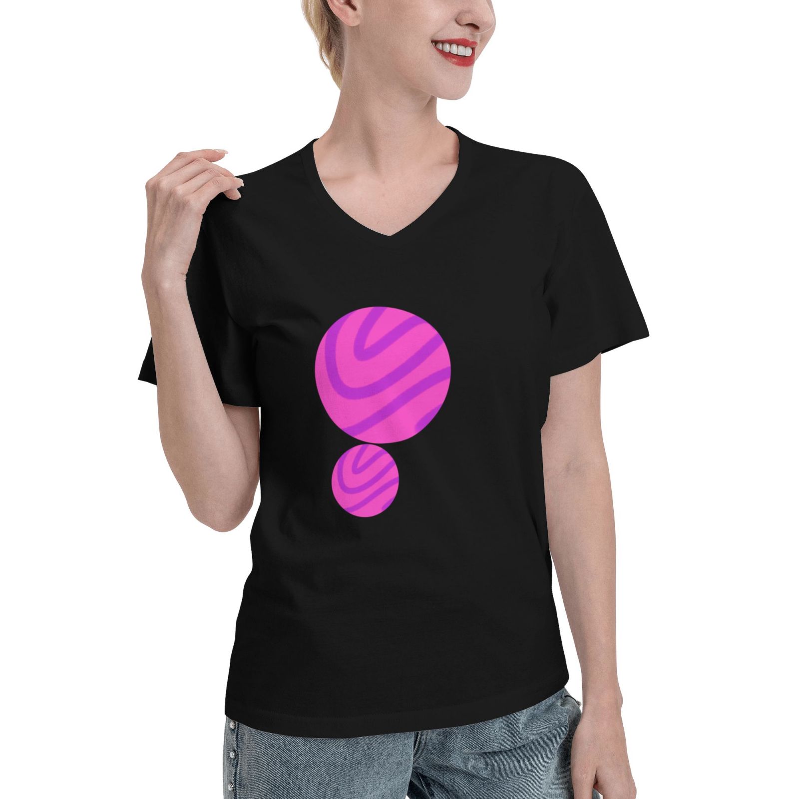 Women's V Neck T Shirts