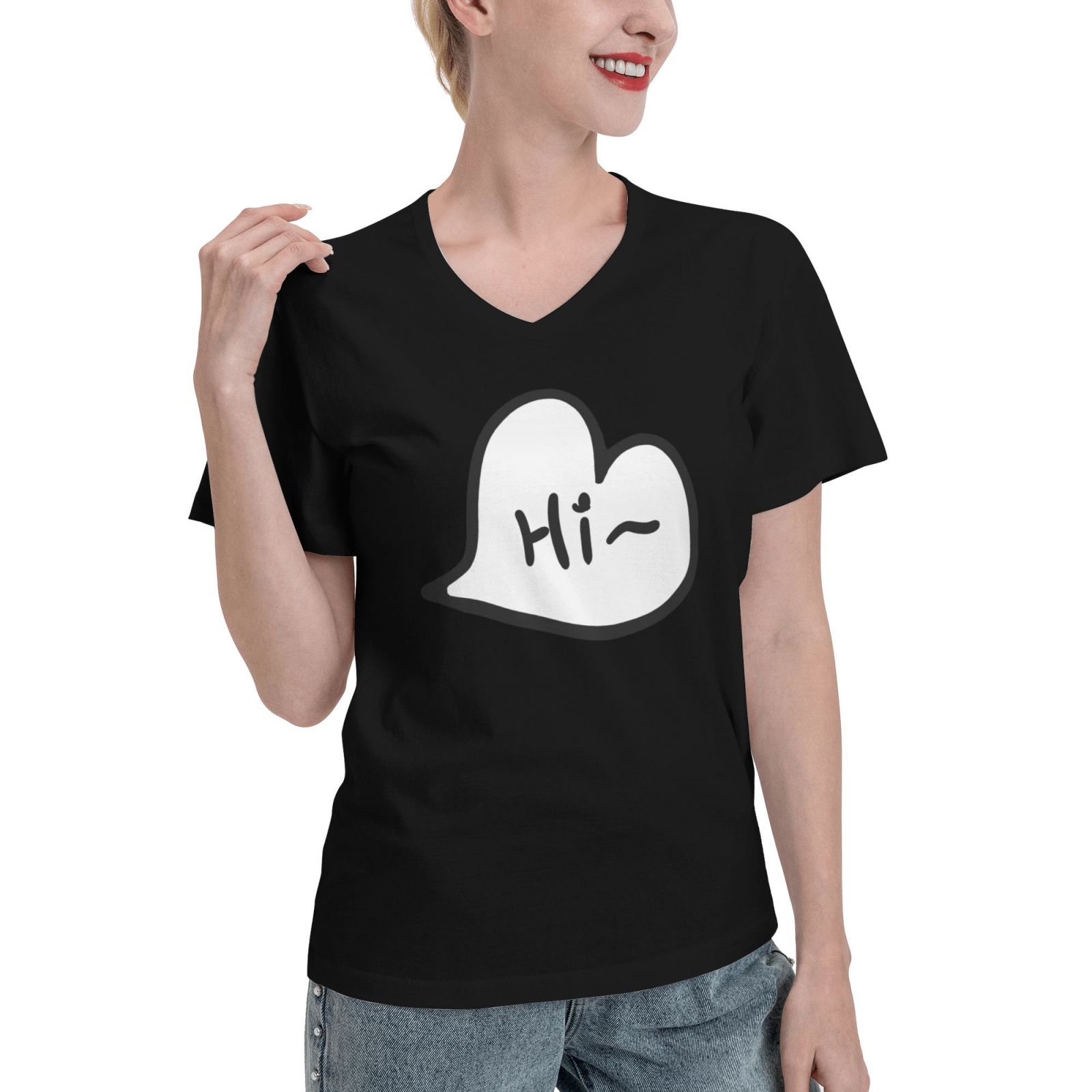 Women's V Neck T Shirts