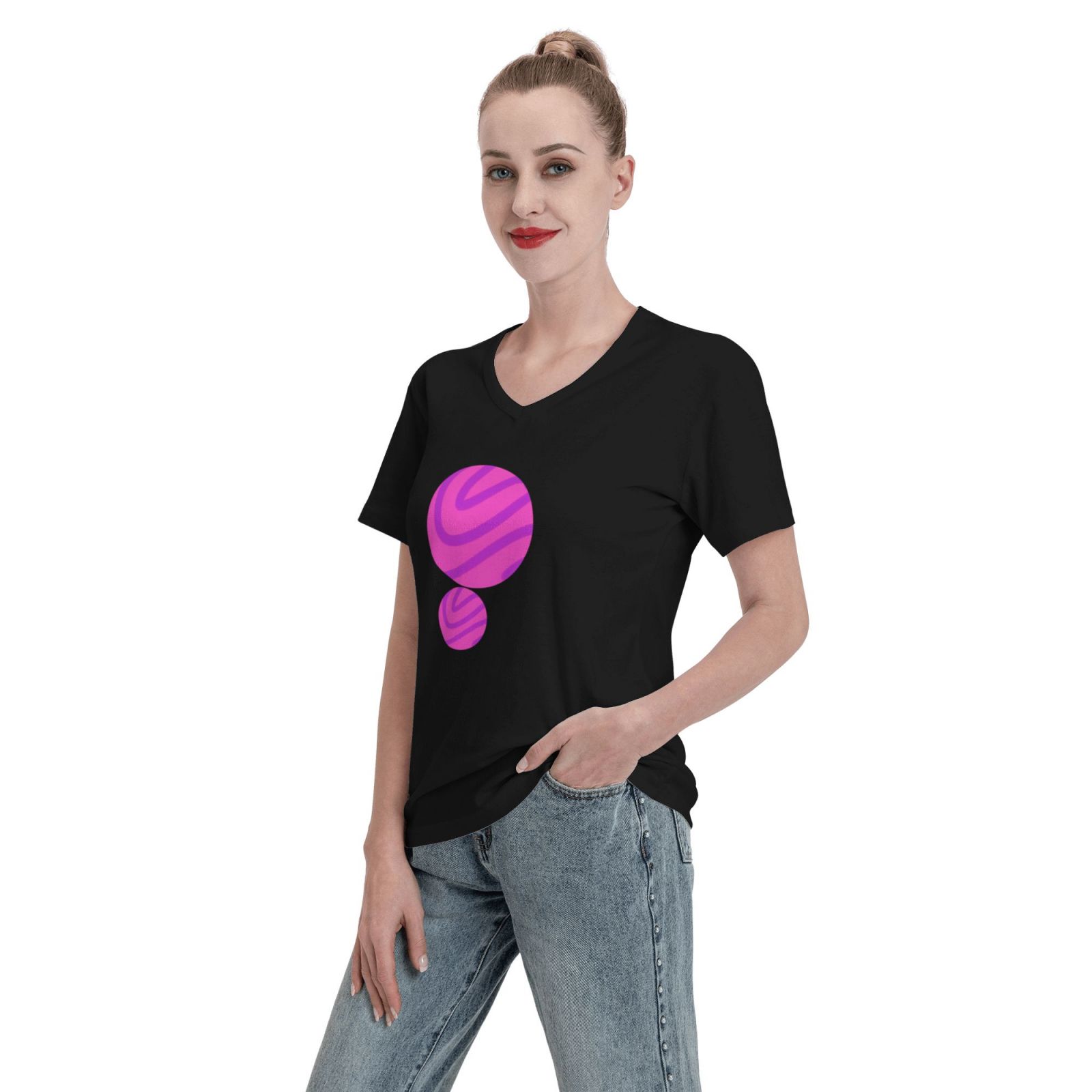 Women's V Neck T Shirts