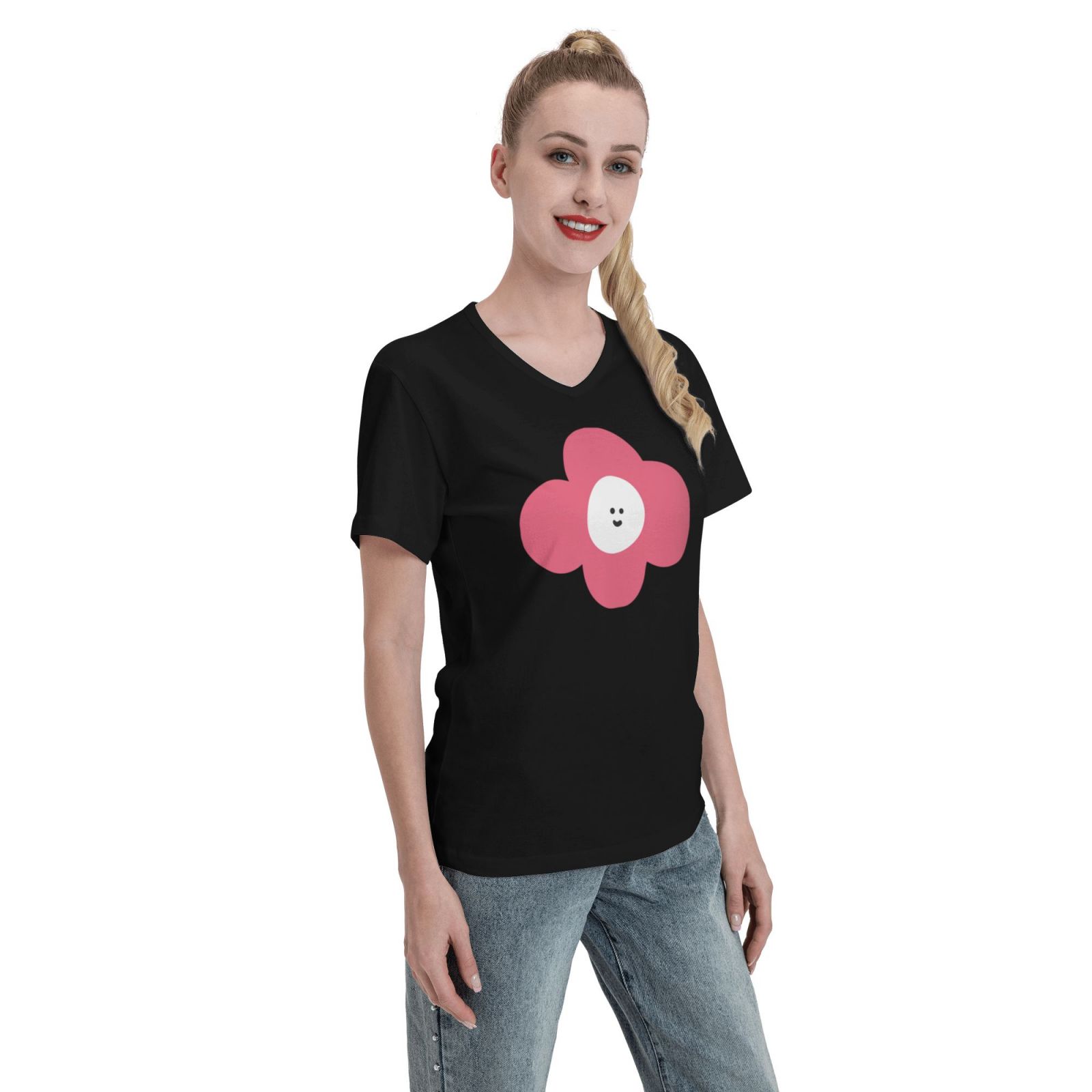 Women's V Neck T Shirts