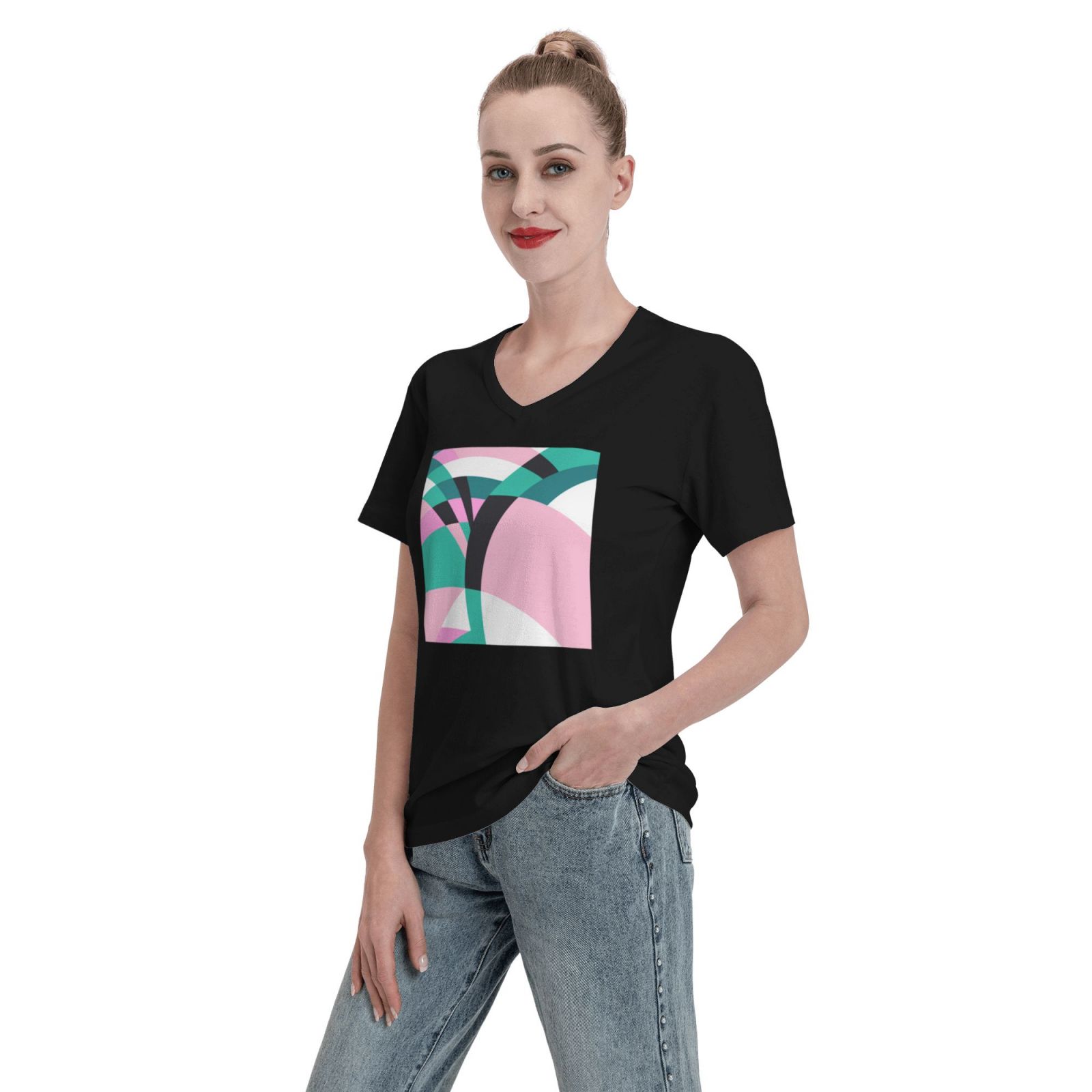 Women's V Neck T Shirts