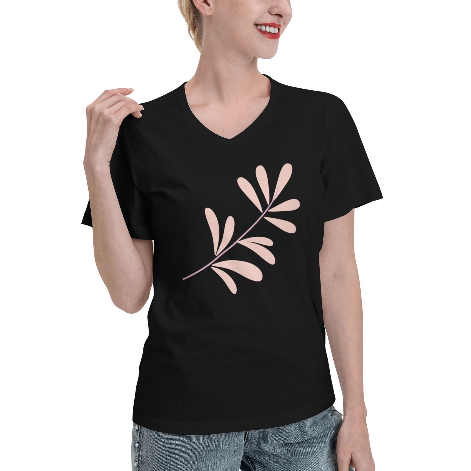 Women's V Neck T Shirts