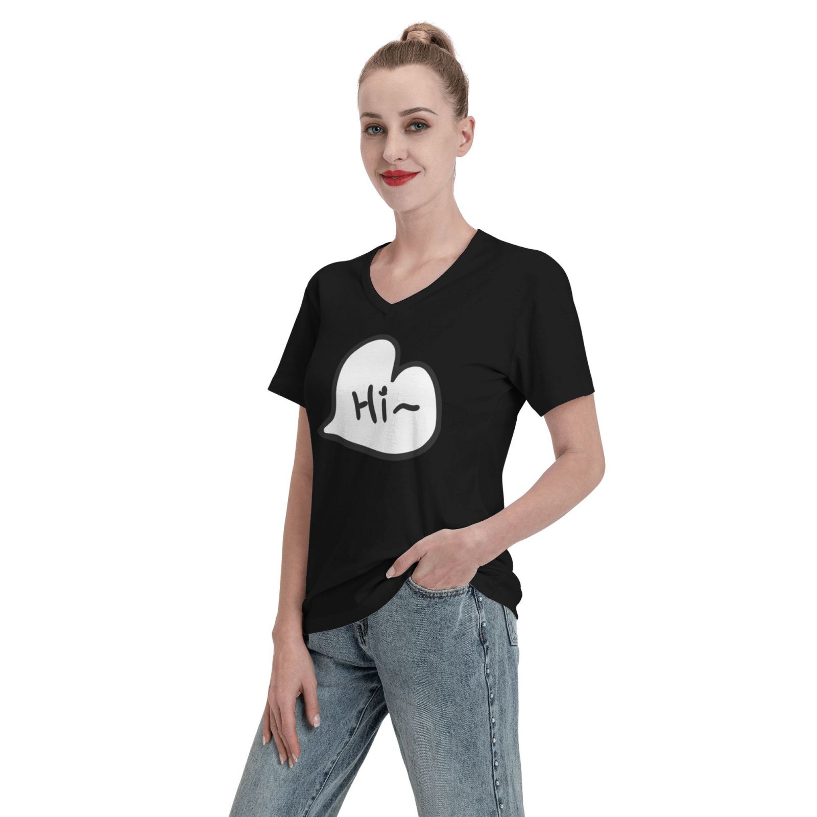 Women's V Neck T Shirts