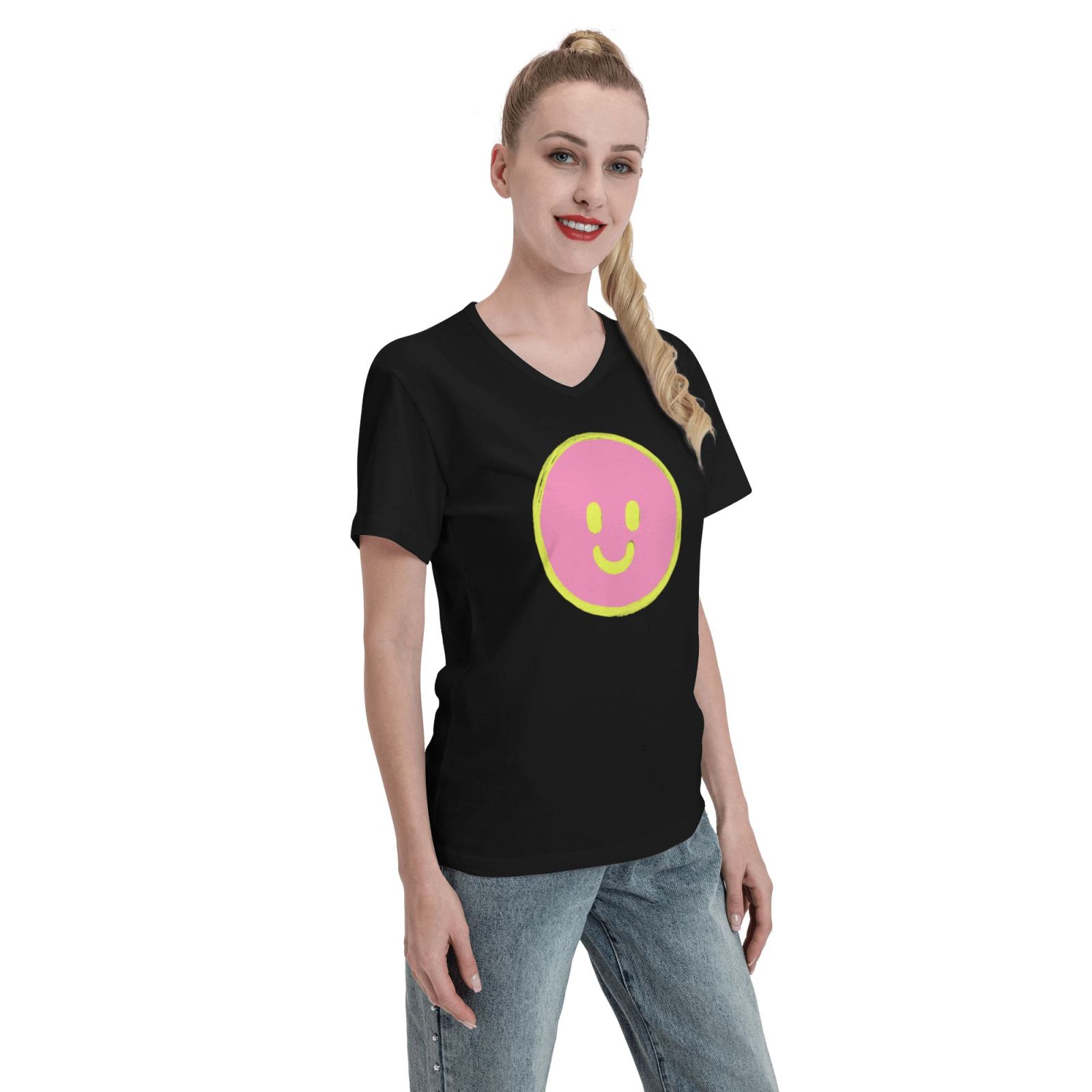 Women's V Neck T Shirts