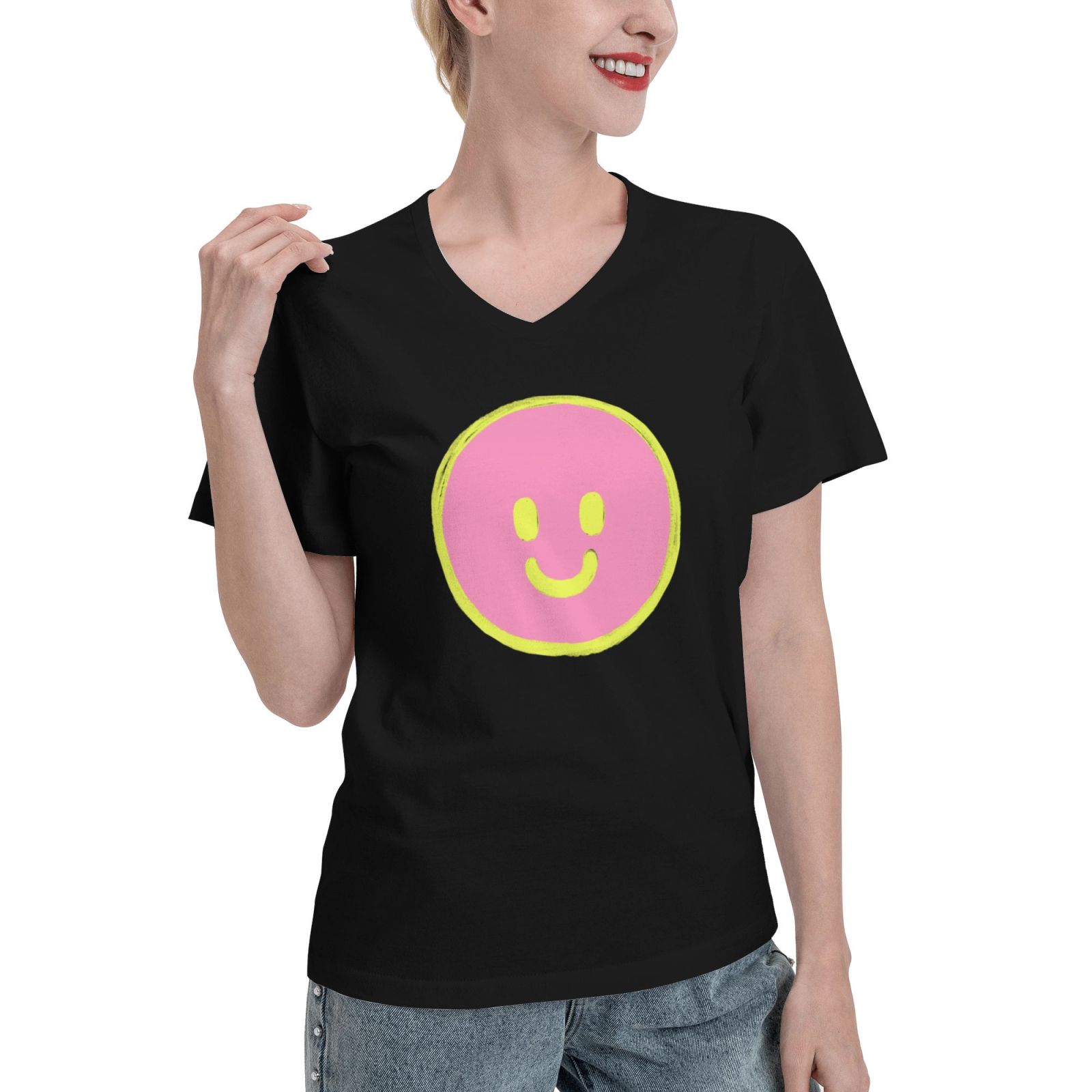 Women's V Neck T Shirts