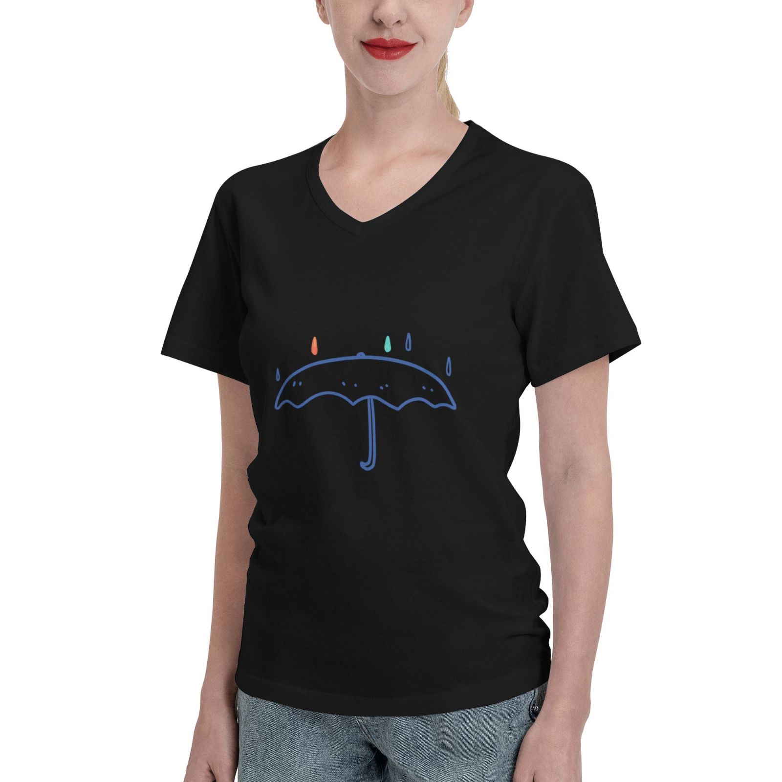 Women's V Neck T Shirts