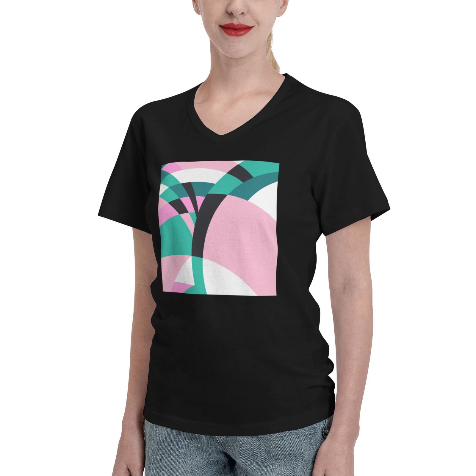 Women's V Neck T Shirts