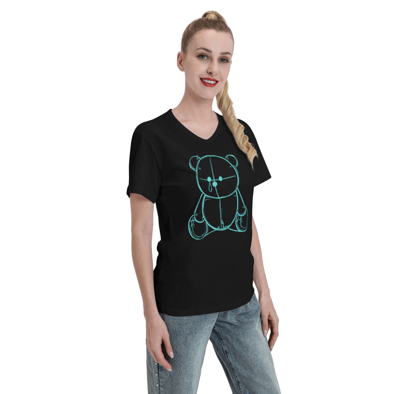 Women's V Neck T Shirts