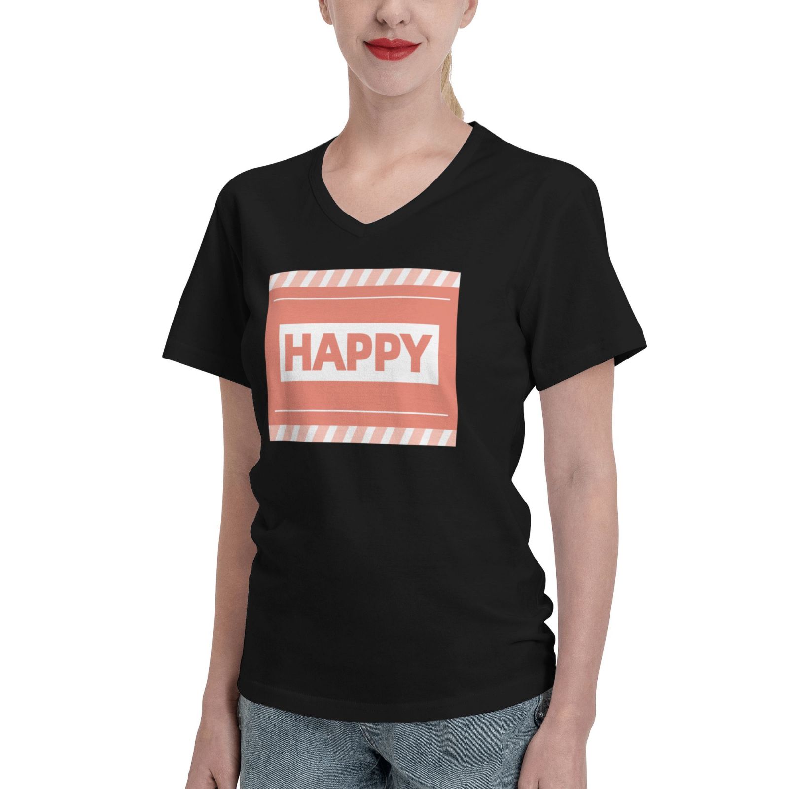 Women's V Neck T Shirts