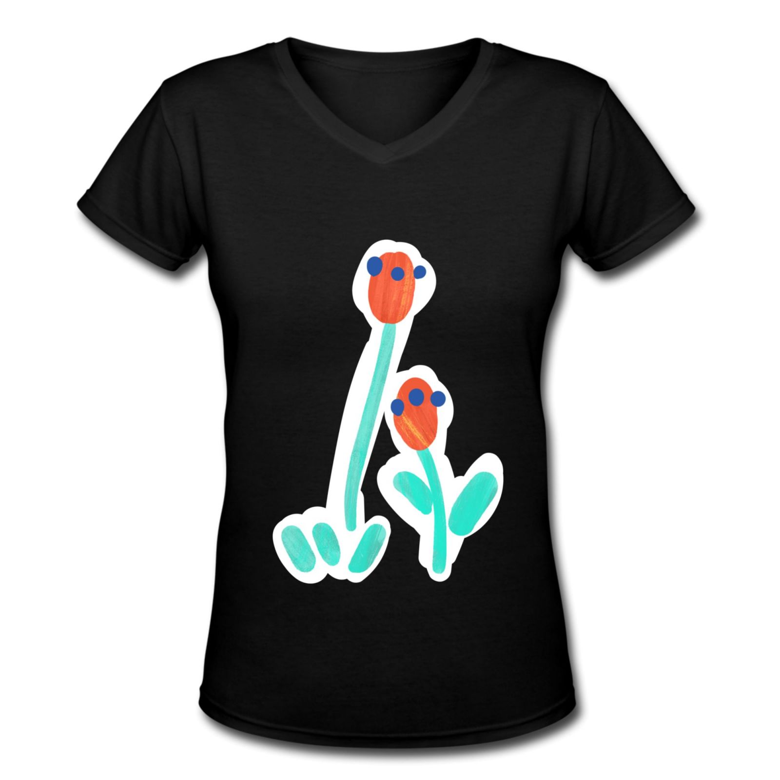 Women's V Neck T Shirts