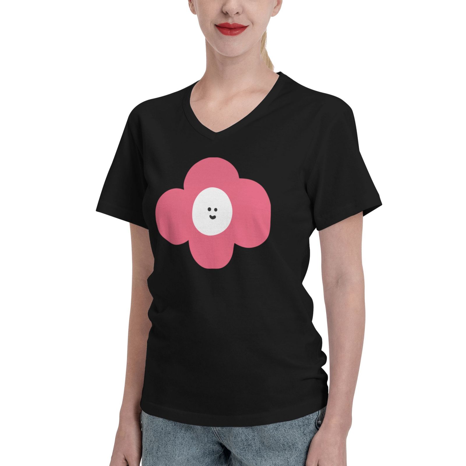 Women's V Neck T Shirts