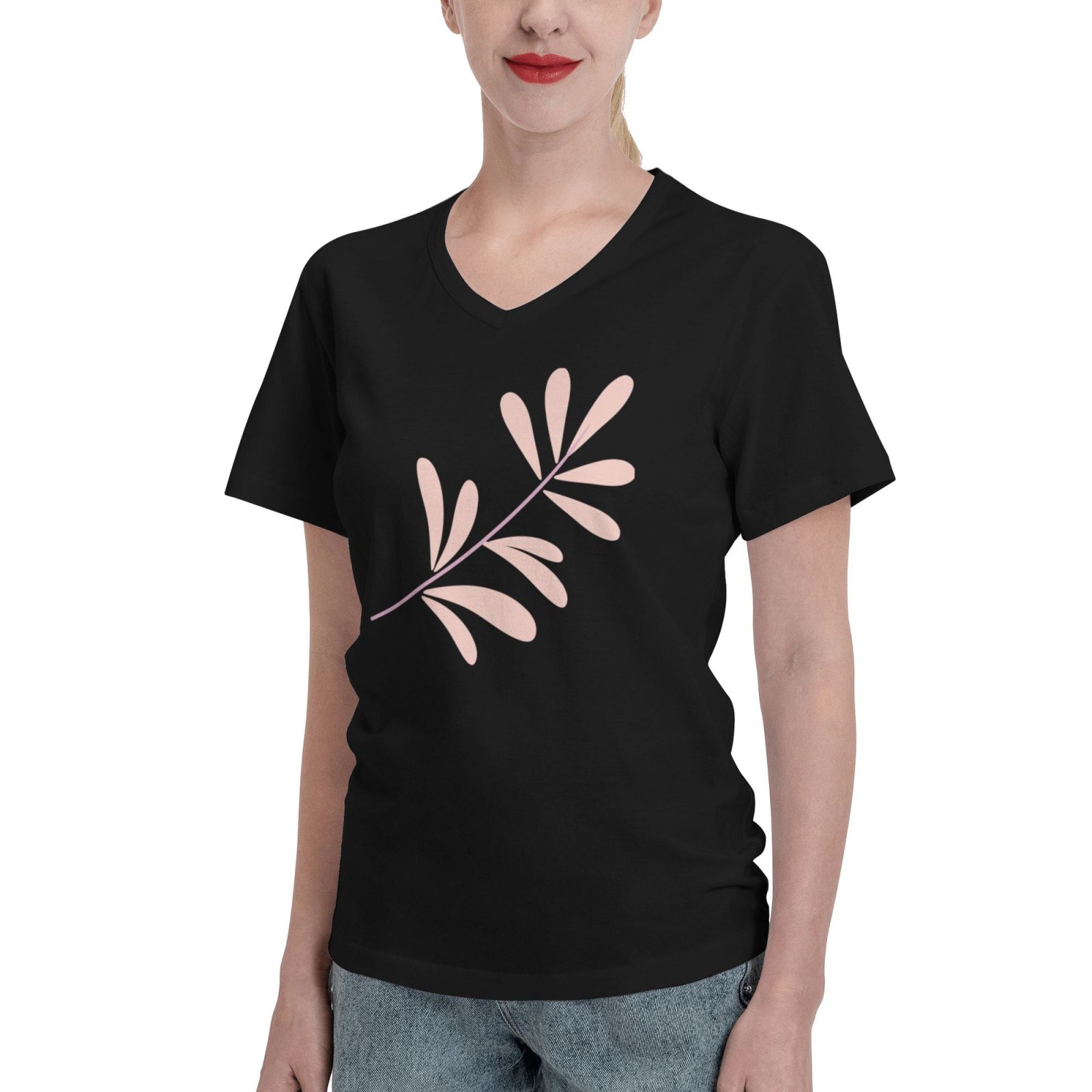 Women's V Neck T Shirts