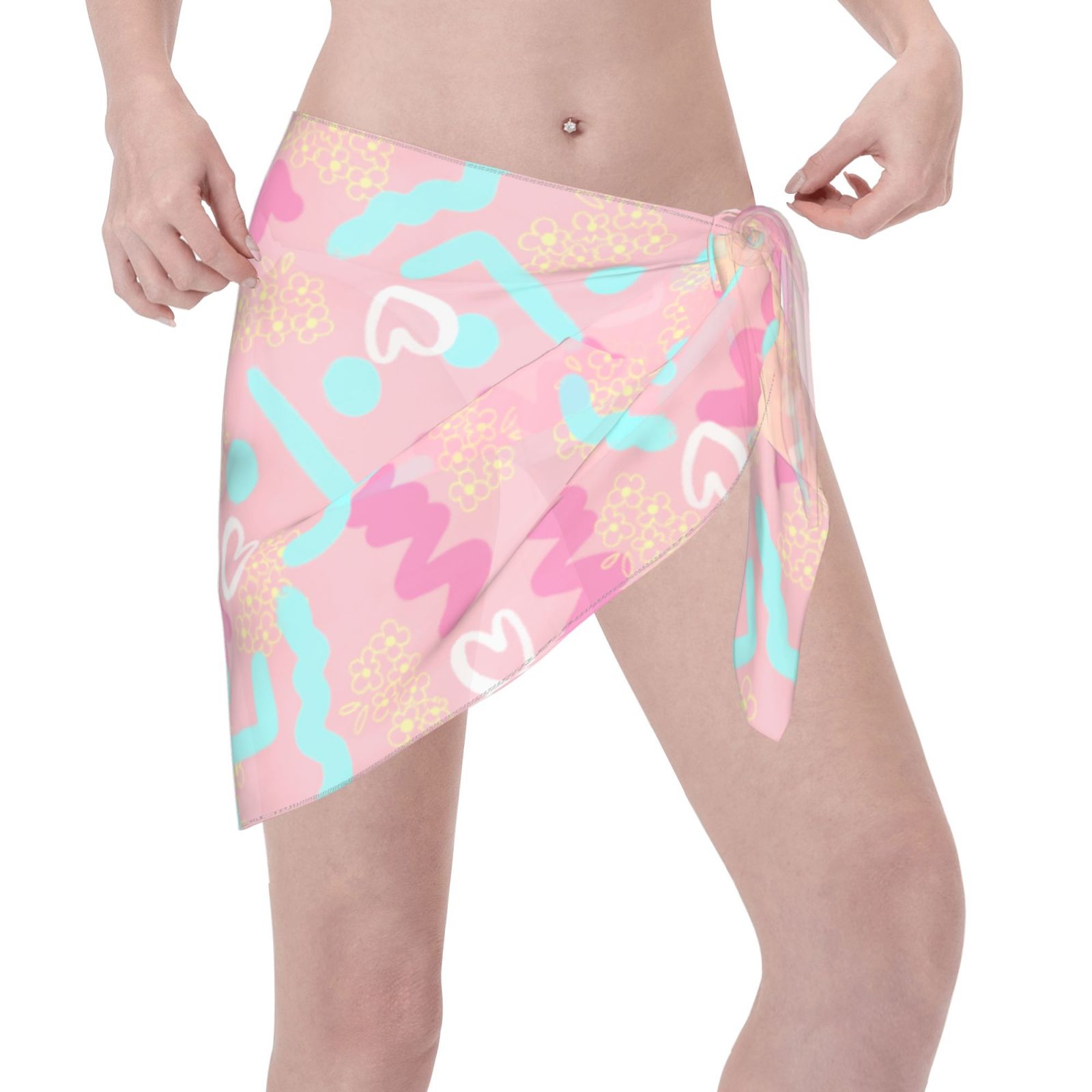 Women Short Sarongs Beach Wrap