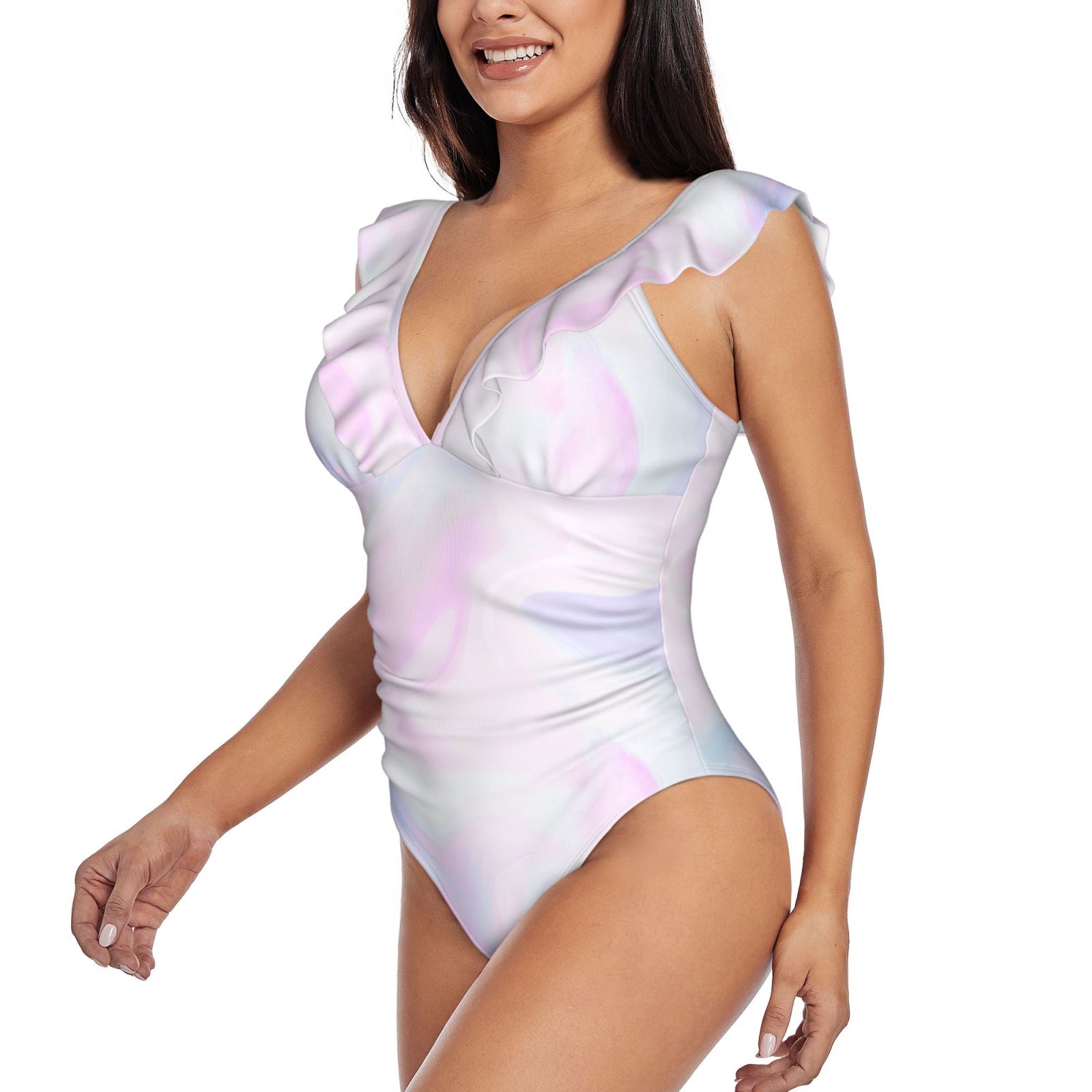 Women's Ruffle One Piece Swimsuit