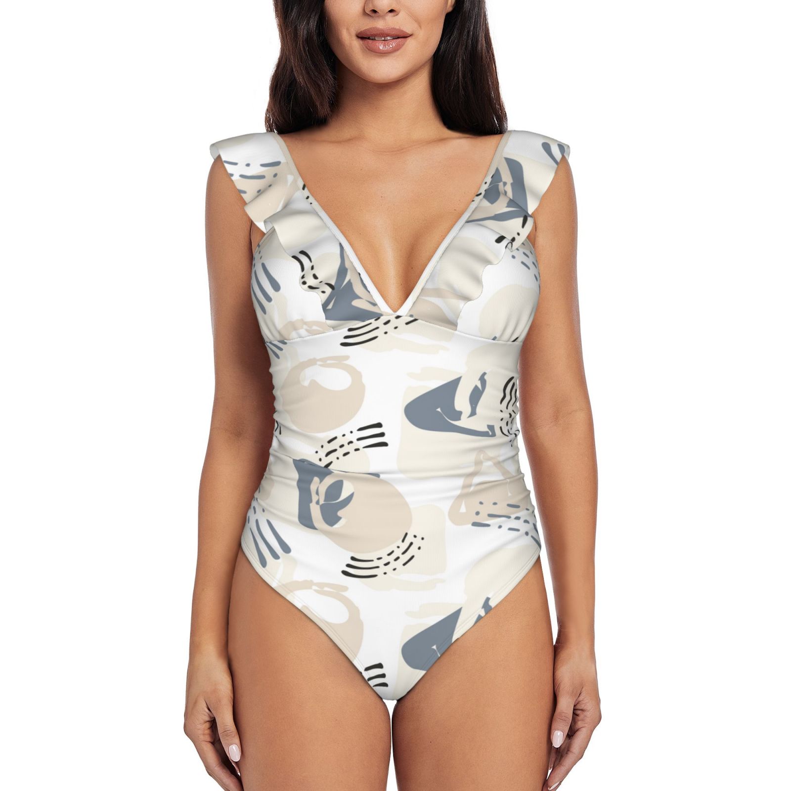 Women's Ruffle One Piece Swimsuit