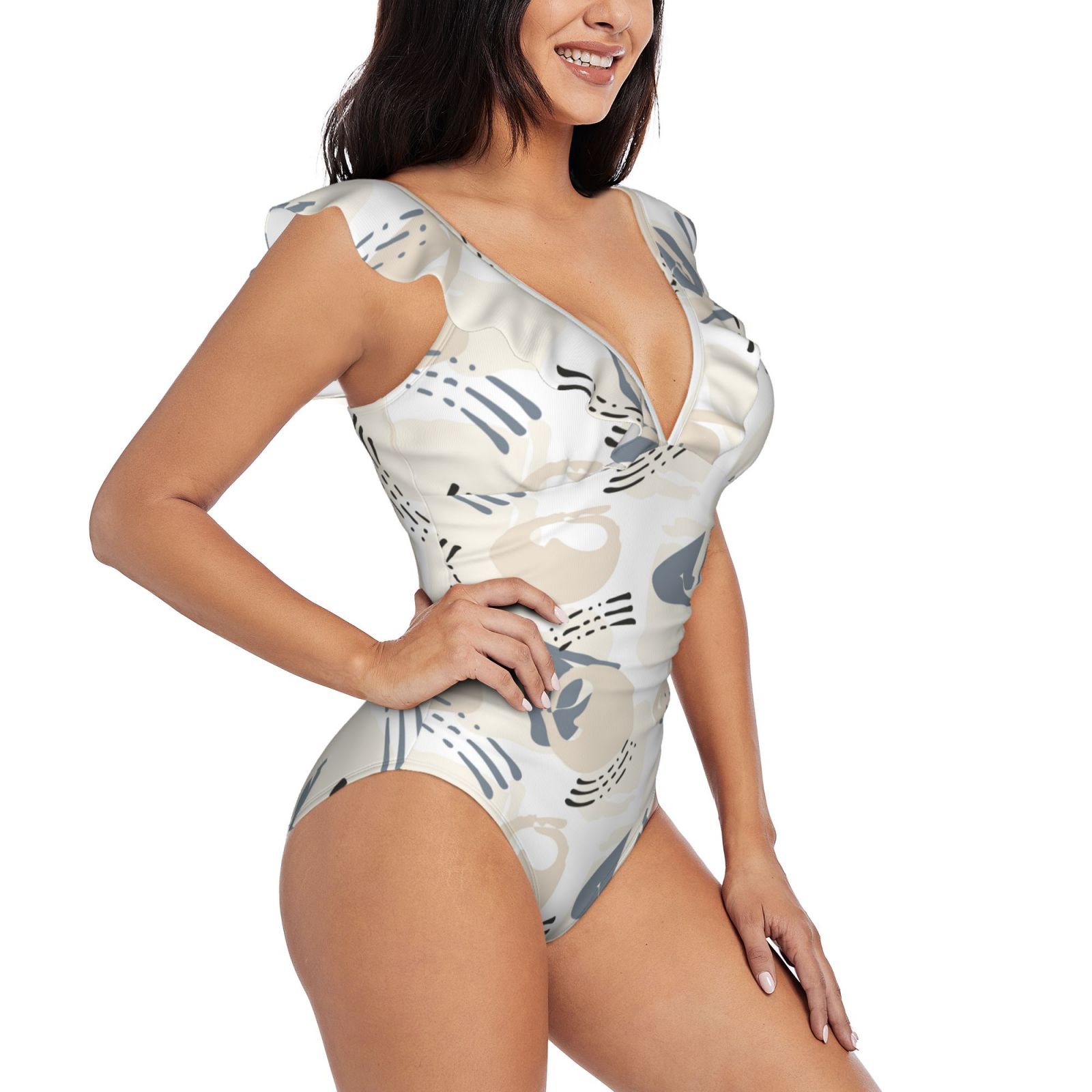 Women's Ruffle One Piece Swimsuit